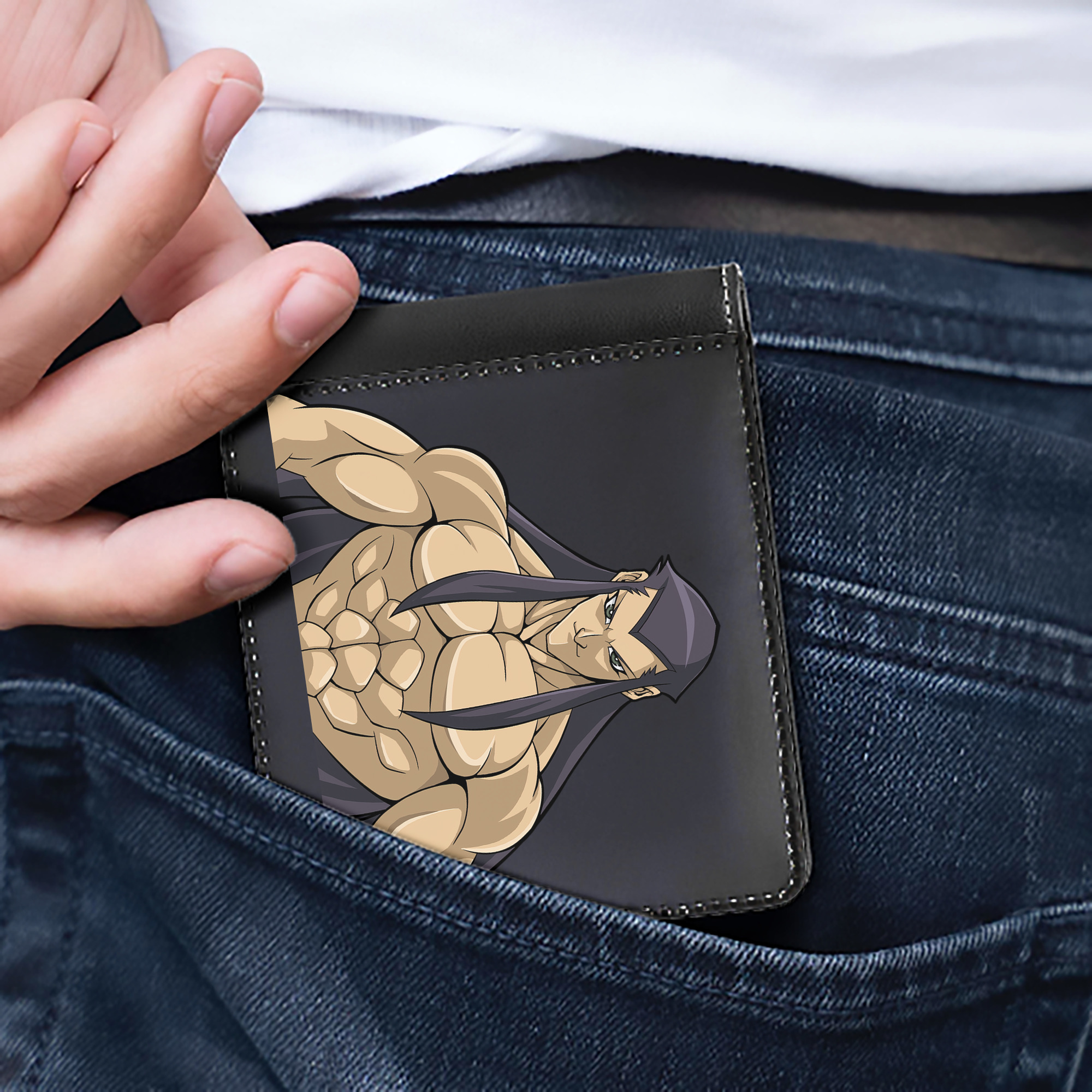 （画像用） 遊☆戯☆王 Yu-Gi-Oh! 二つ折り革財布