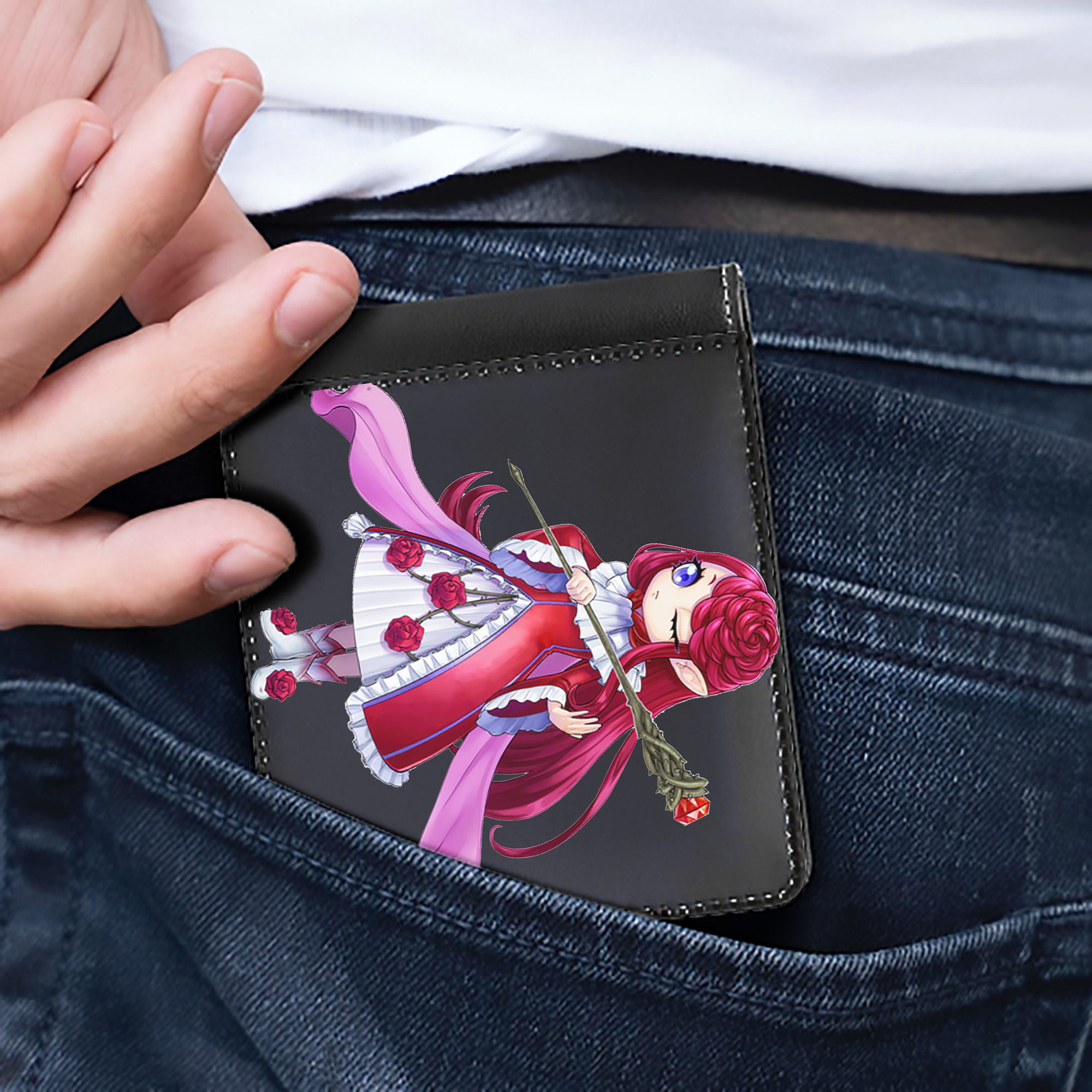 （画像用） 遊☆戯☆王 Yu-Gi-Oh! 二つ折り革財布