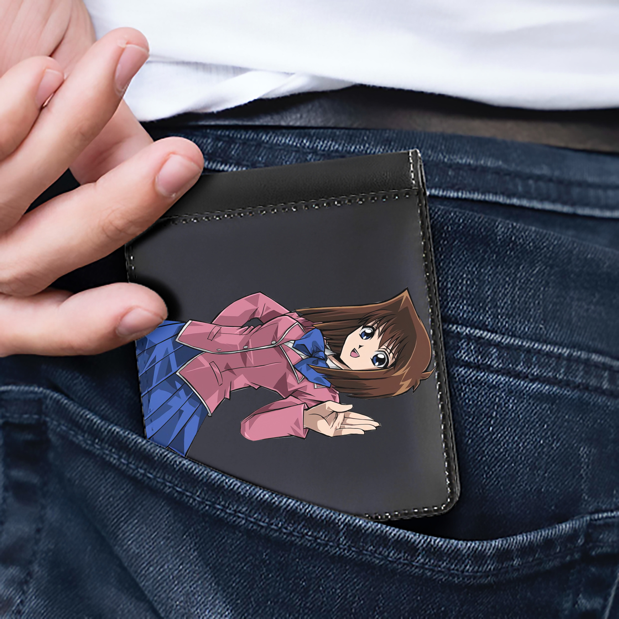 （画像用） 遊☆戯☆王 Yu-Gi-Oh! 二つ折り革財布