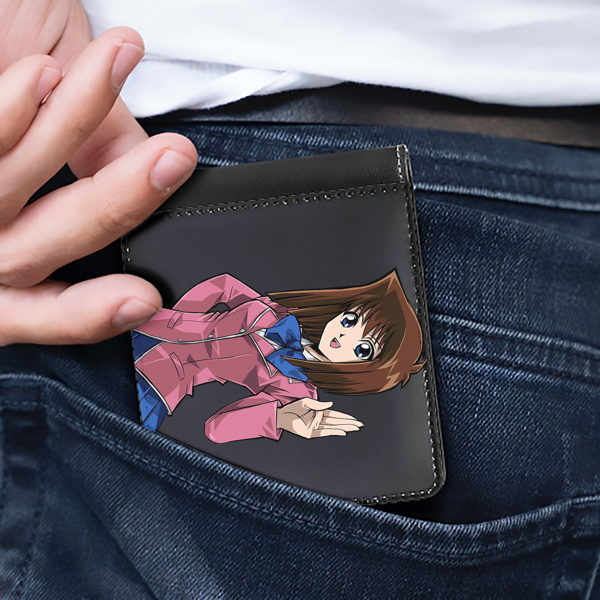 （画像用） 遊☆戯☆王 Yu-Gi-Oh! 二つ折り革財布