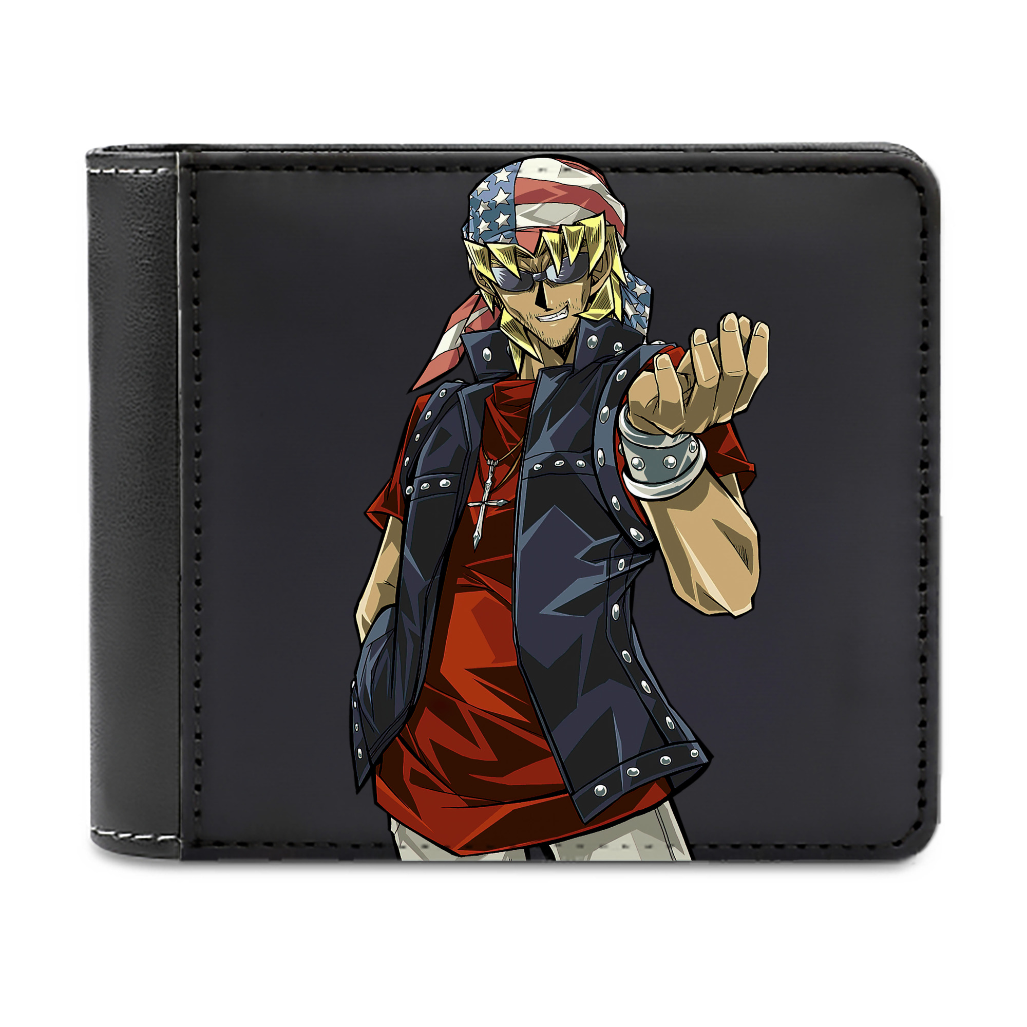 （画像用） 遊☆戯☆王 Yu-Gi-Oh! 二つ折り革財布