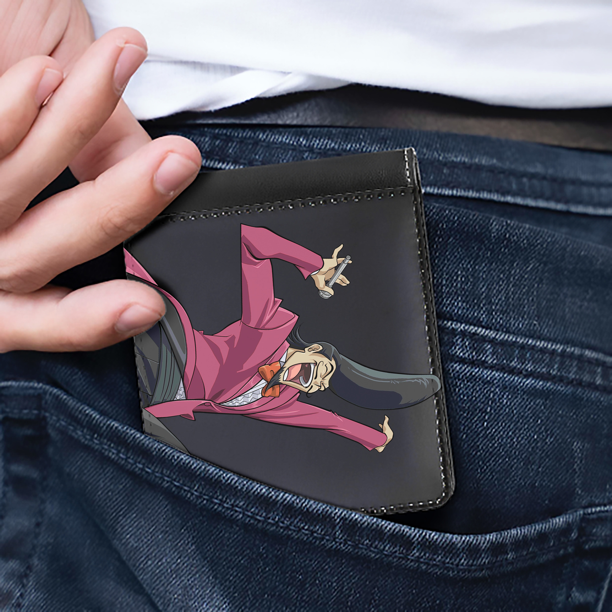 （画像用） 遊☆戯☆王 Yu-Gi-Oh! 二つ折り革財布