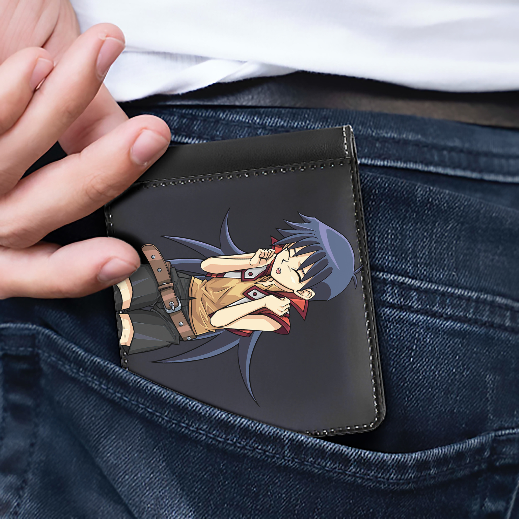 （画像用） 遊☆戯☆王 Yu-Gi-Oh! 二つ折り革財布