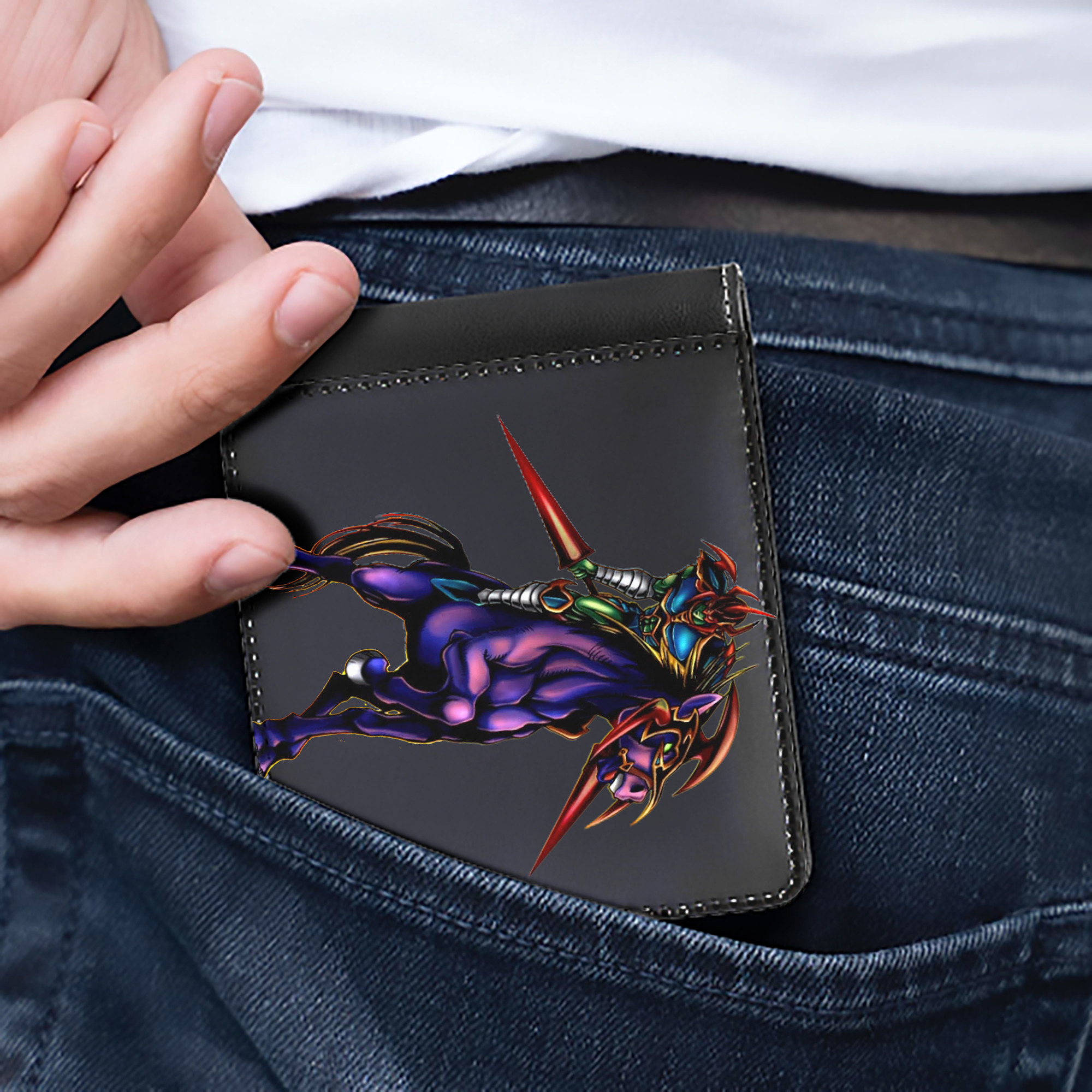 （画像用） 遊☆戯☆王 Yu-Gi-Oh! 二つ折り革財布