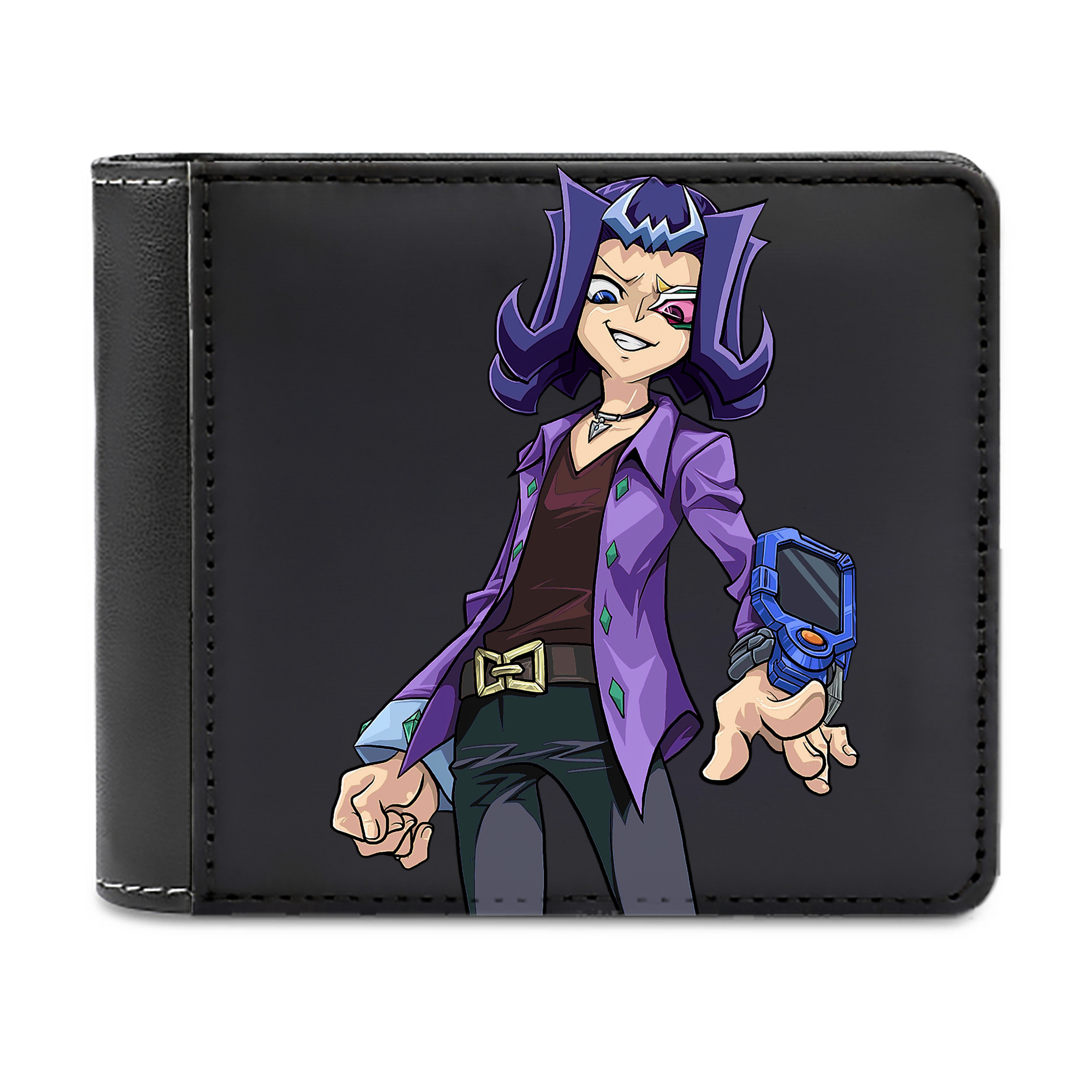 （画像用） 遊☆戯☆王 Yu-Gi-Oh! 二つ折り革財布