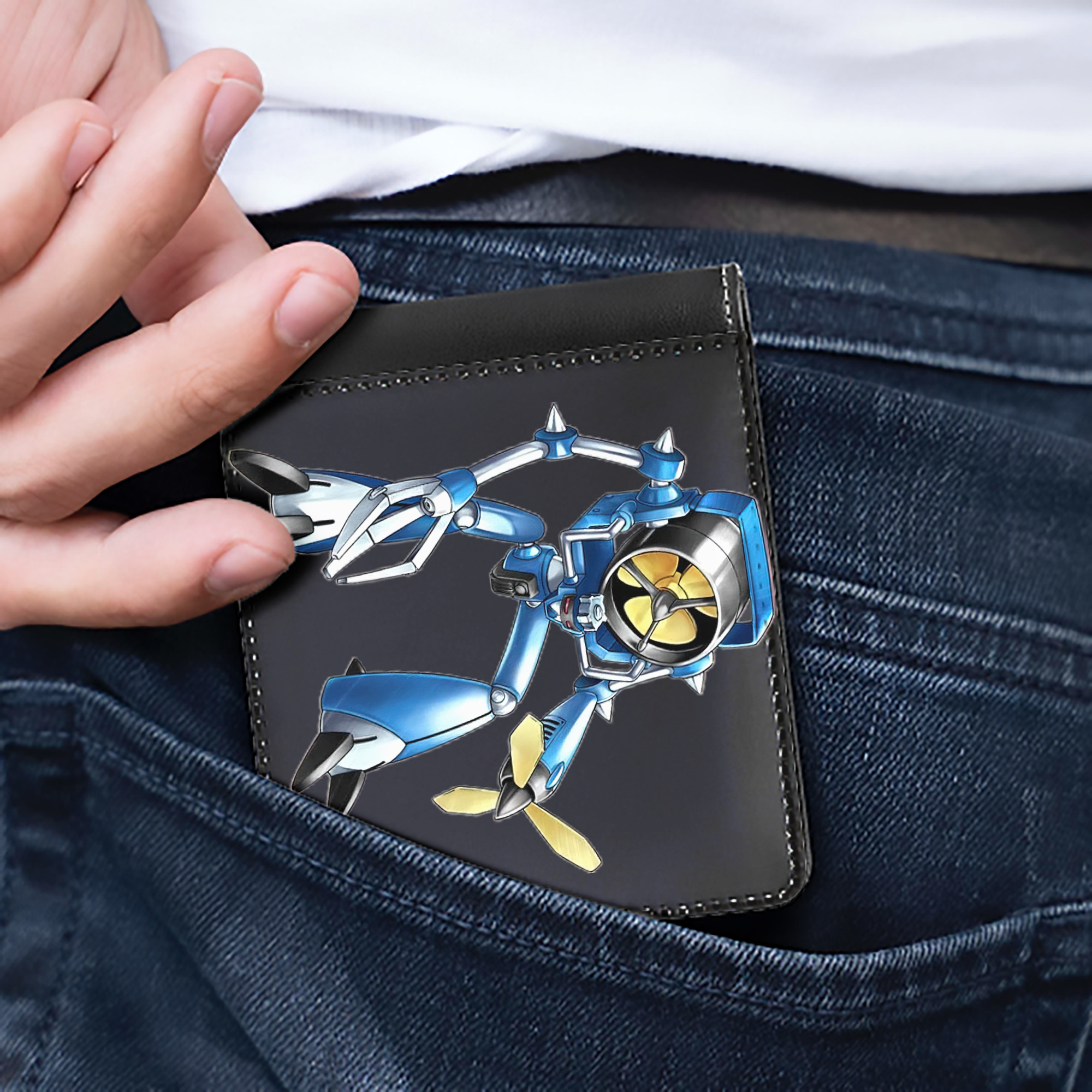 （画像用） 遊☆戯☆王 Yu-Gi-Oh! 二つ折り革財布