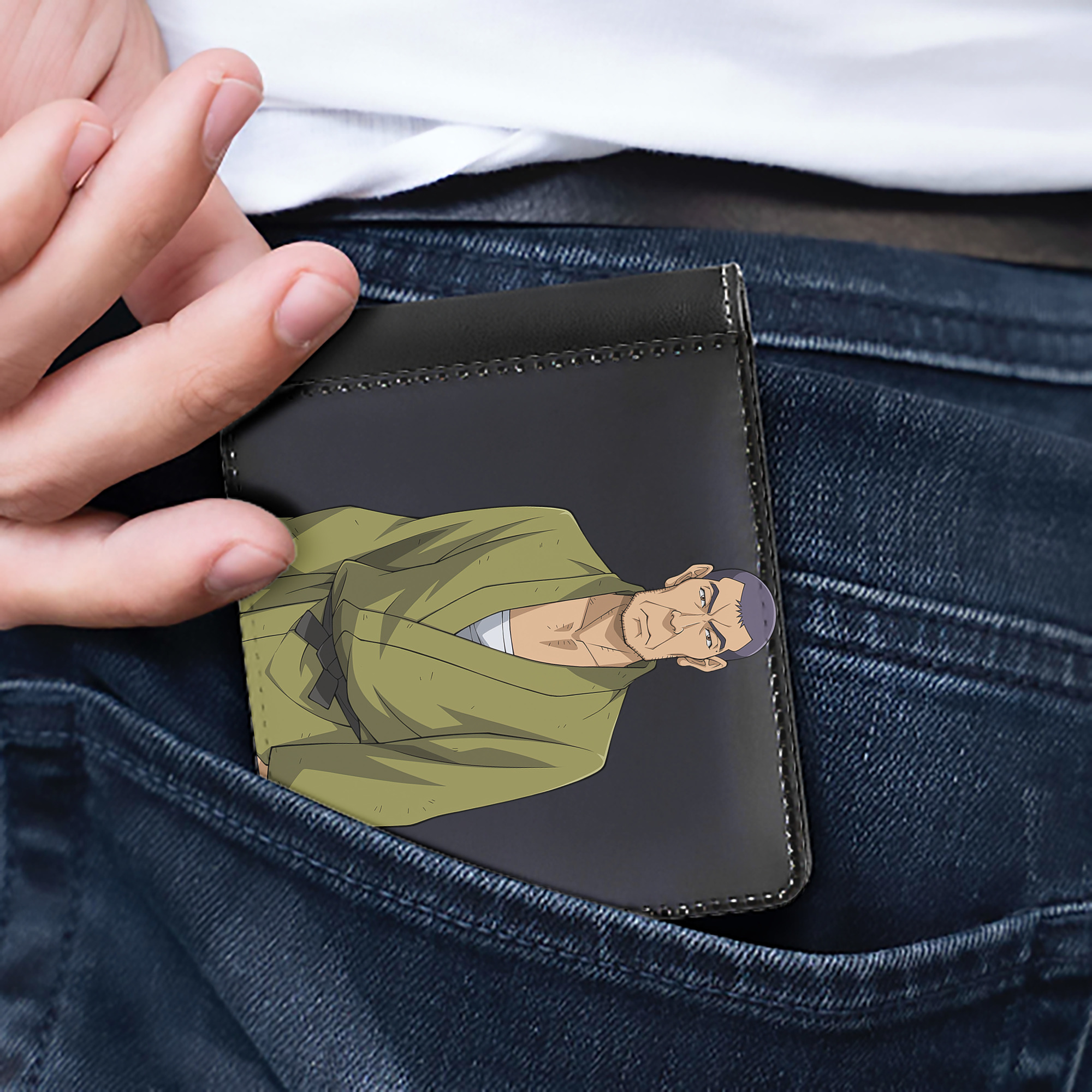 （画像用） 遊☆戯☆王 Yu-Gi-Oh! 二つ折り革財布