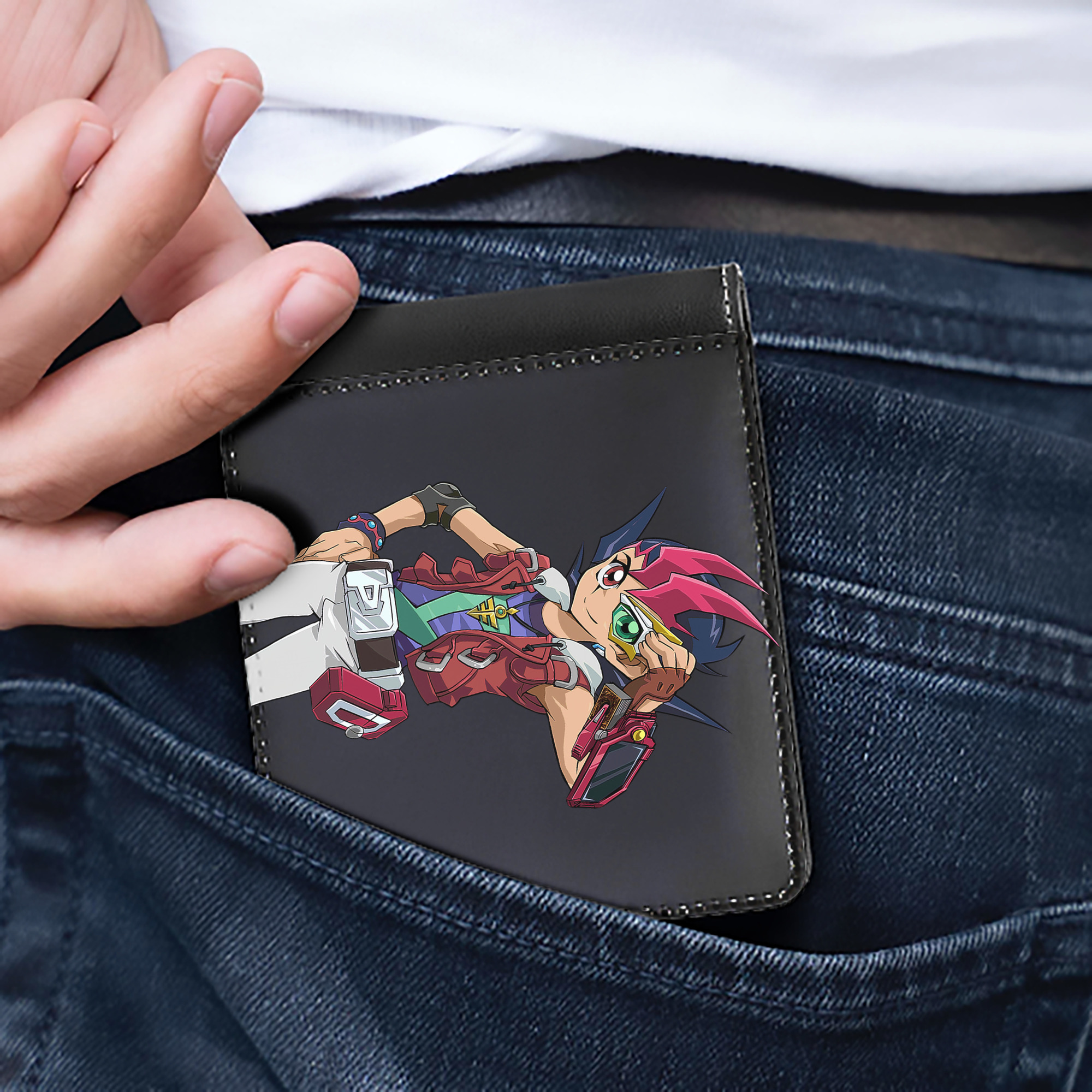（画像用） 遊☆戯☆王 Yu-Gi-Oh! 二つ折り革財布