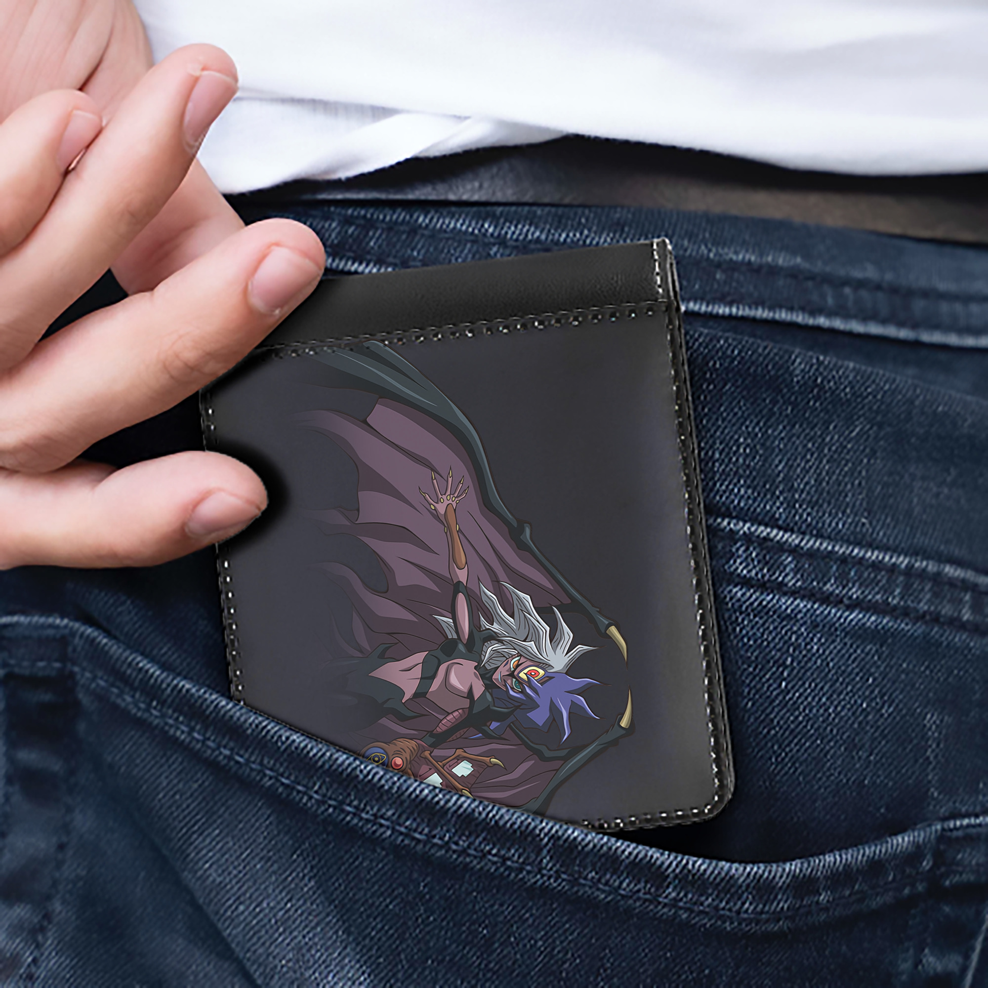 （画像用） 遊☆戯☆王 Yu-Gi-Oh! 二つ折り革財布