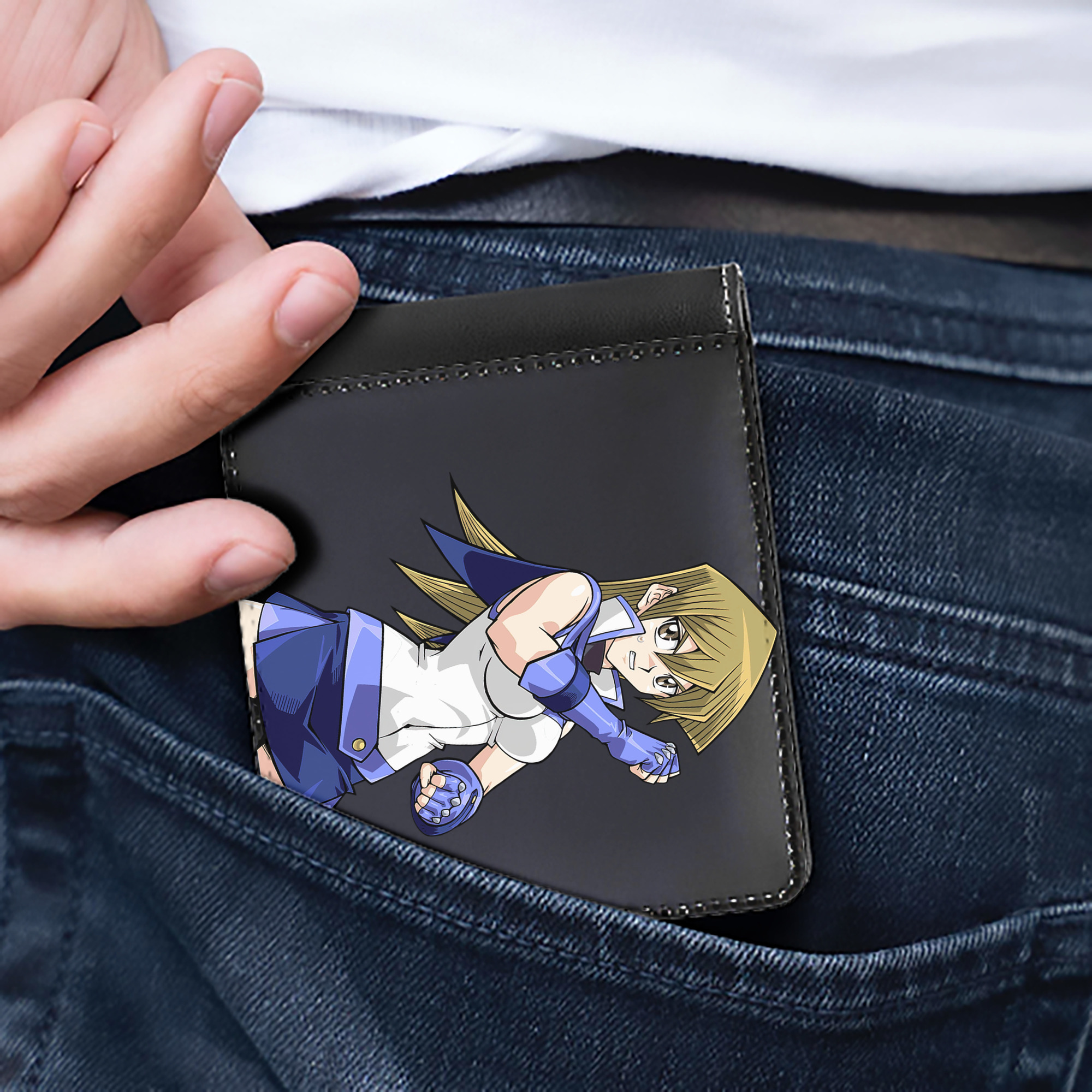 （画像用） 遊☆戯☆王 Yu-Gi-Oh! 二つ折り革財布