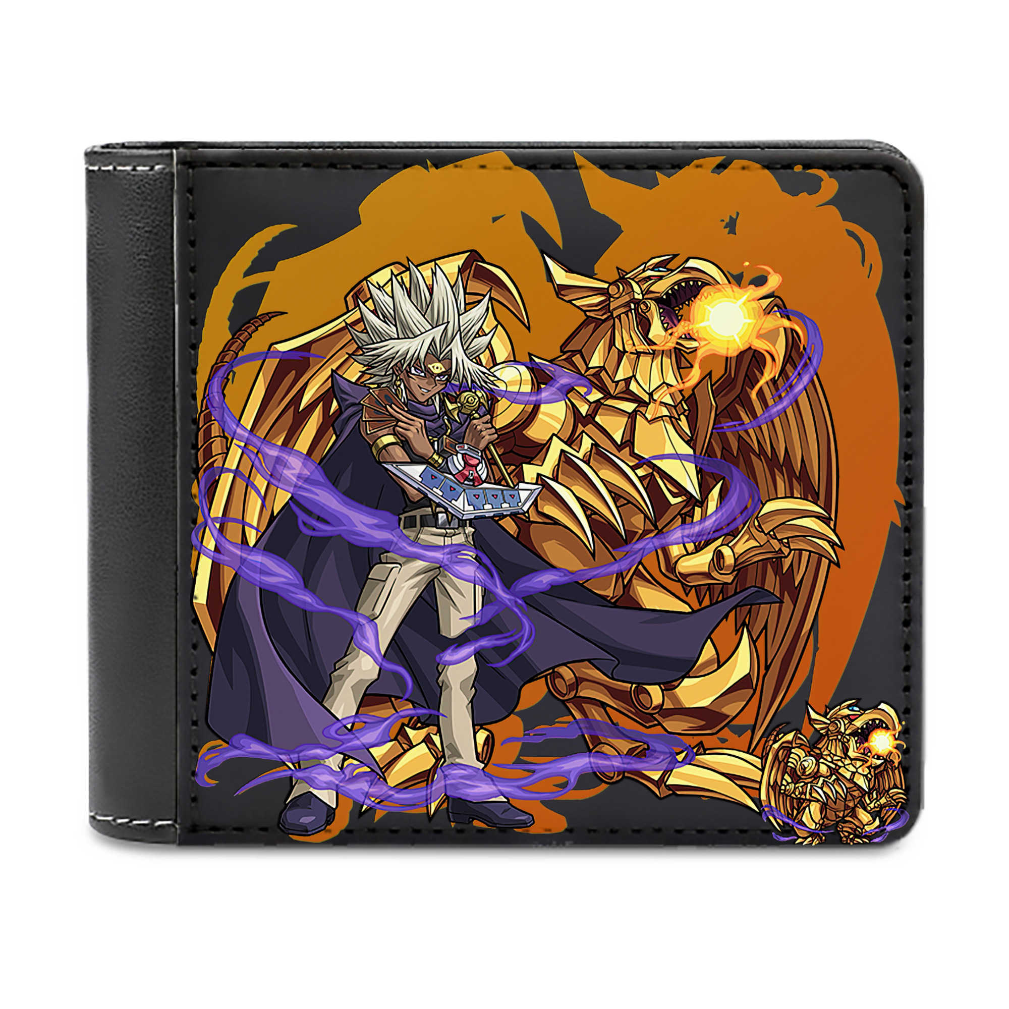 （画像用） 遊☆戯☆王 Yu-Gi-Oh! 二つ折り革財布