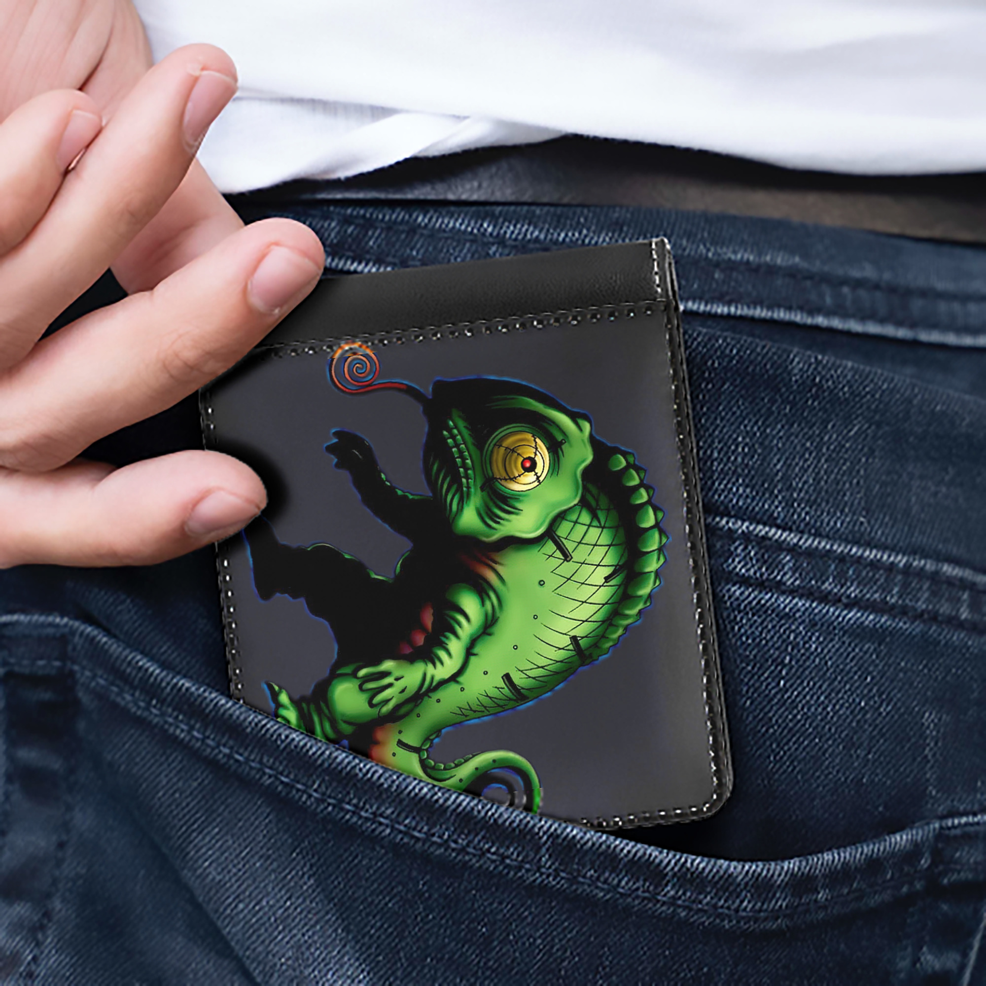 （画像用） 遊☆戯☆王 Yu-Gi-Oh! 二つ折り革財布