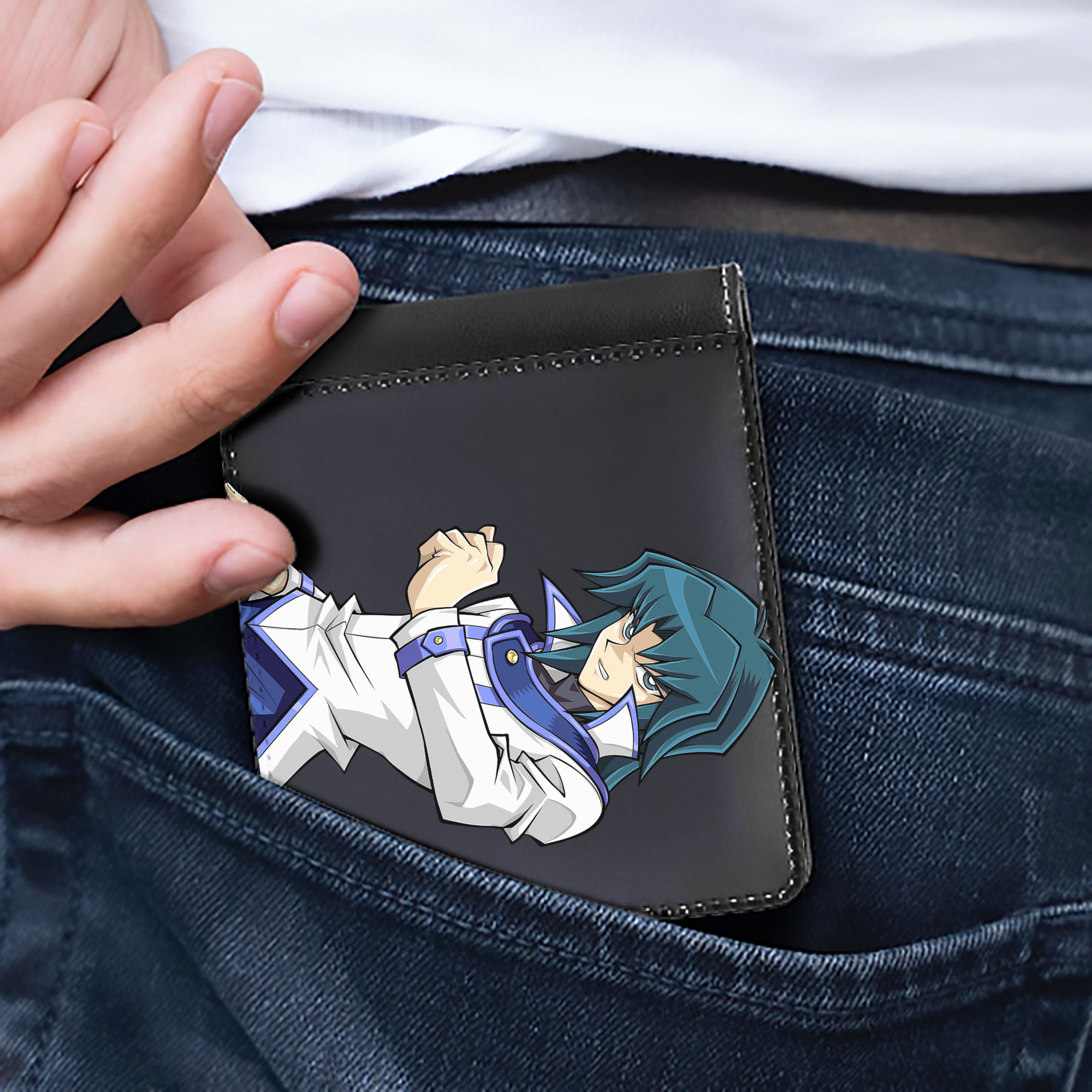 （画像用） 遊☆戯☆王 Yu-Gi-Oh! 二つ折り革財布