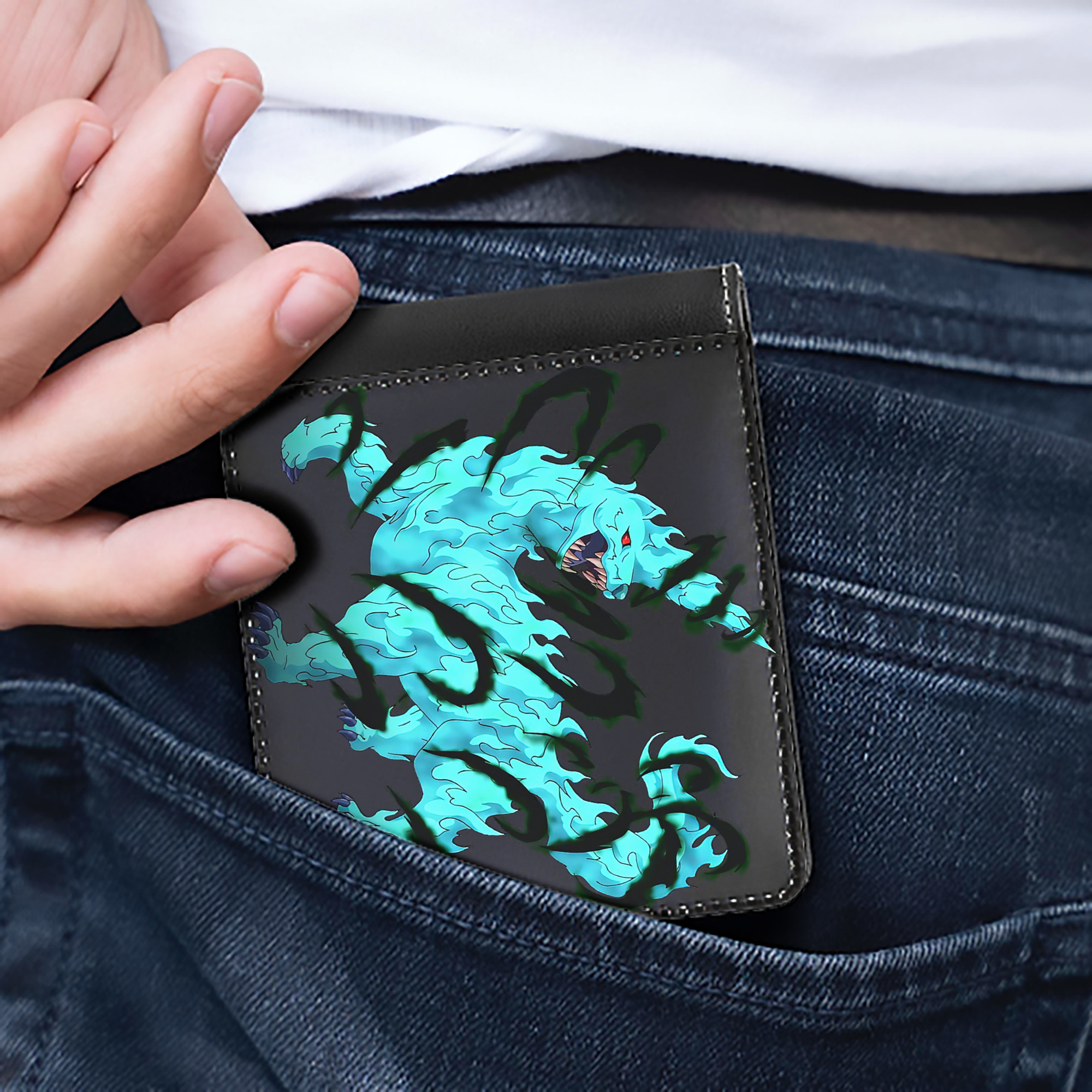 （画像用） 遊☆戯☆王 Yu-Gi-Oh! 二つ折り革財布