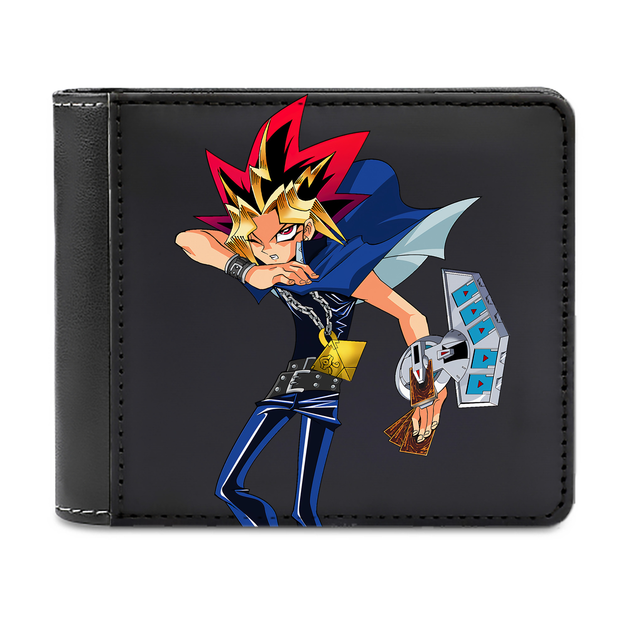 （画像用） 遊☆戯☆王 Yu-Gi-Oh! 二つ折り革財布