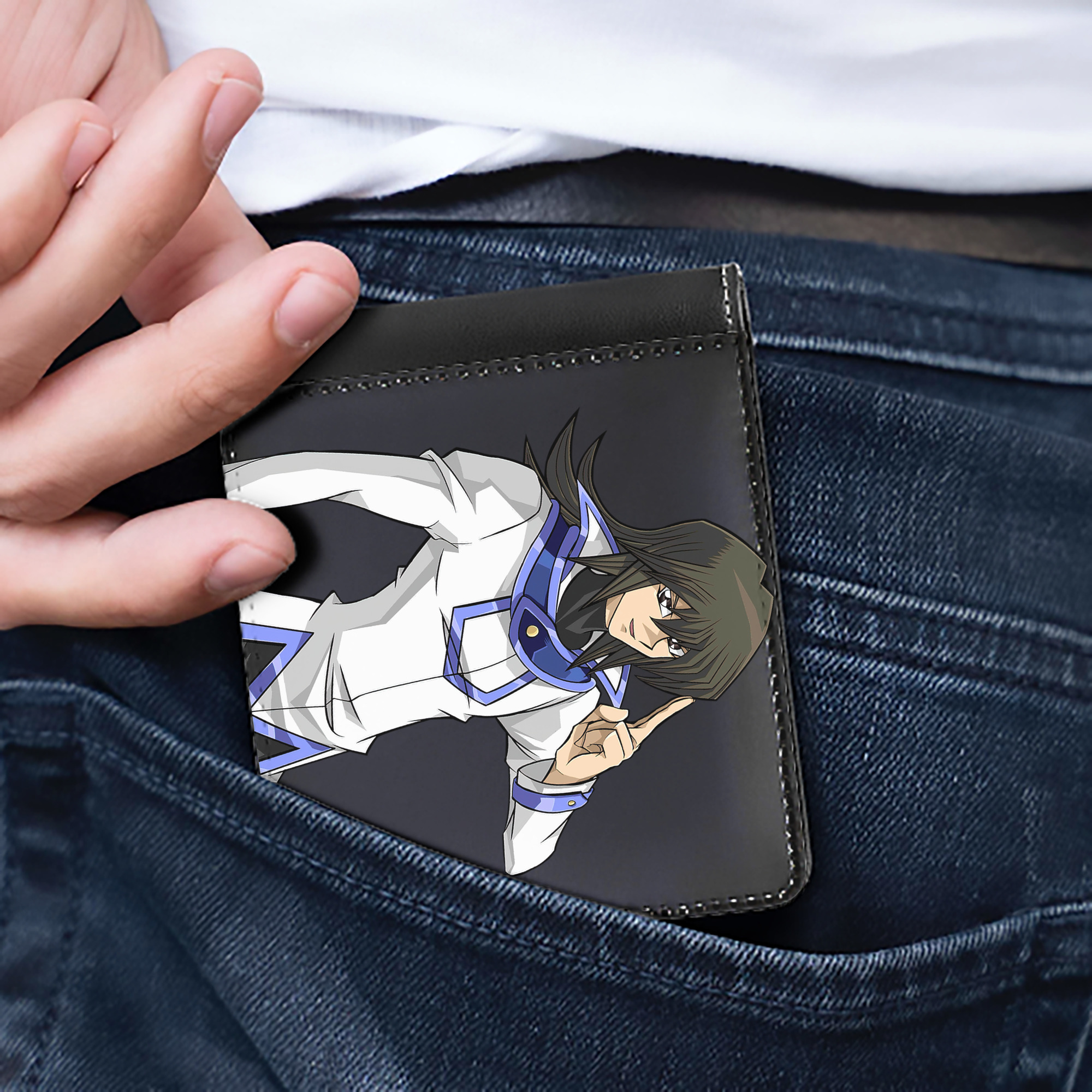 （画像用） 遊☆戯☆王 Yu-Gi-Oh! 二つ折り革財布