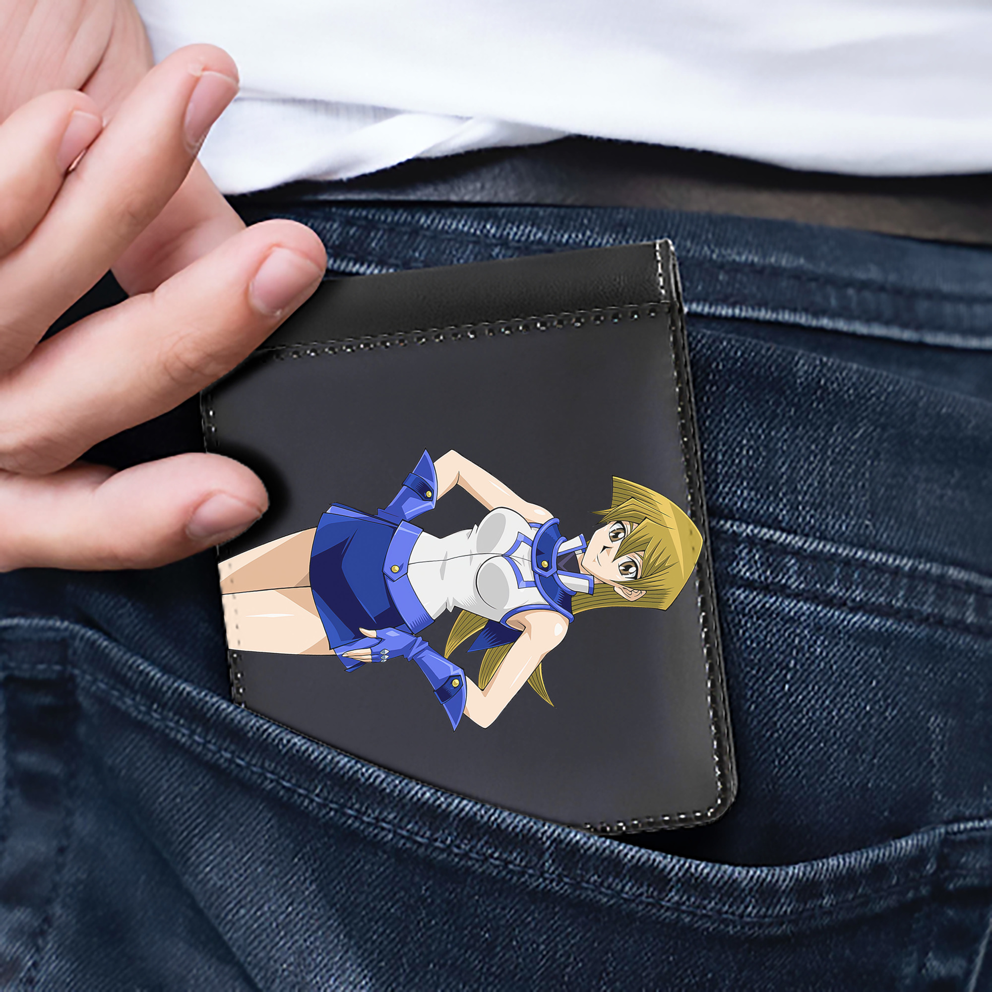 （画像用） 遊☆戯☆王 Yu-Gi-Oh! 二つ折り革財布