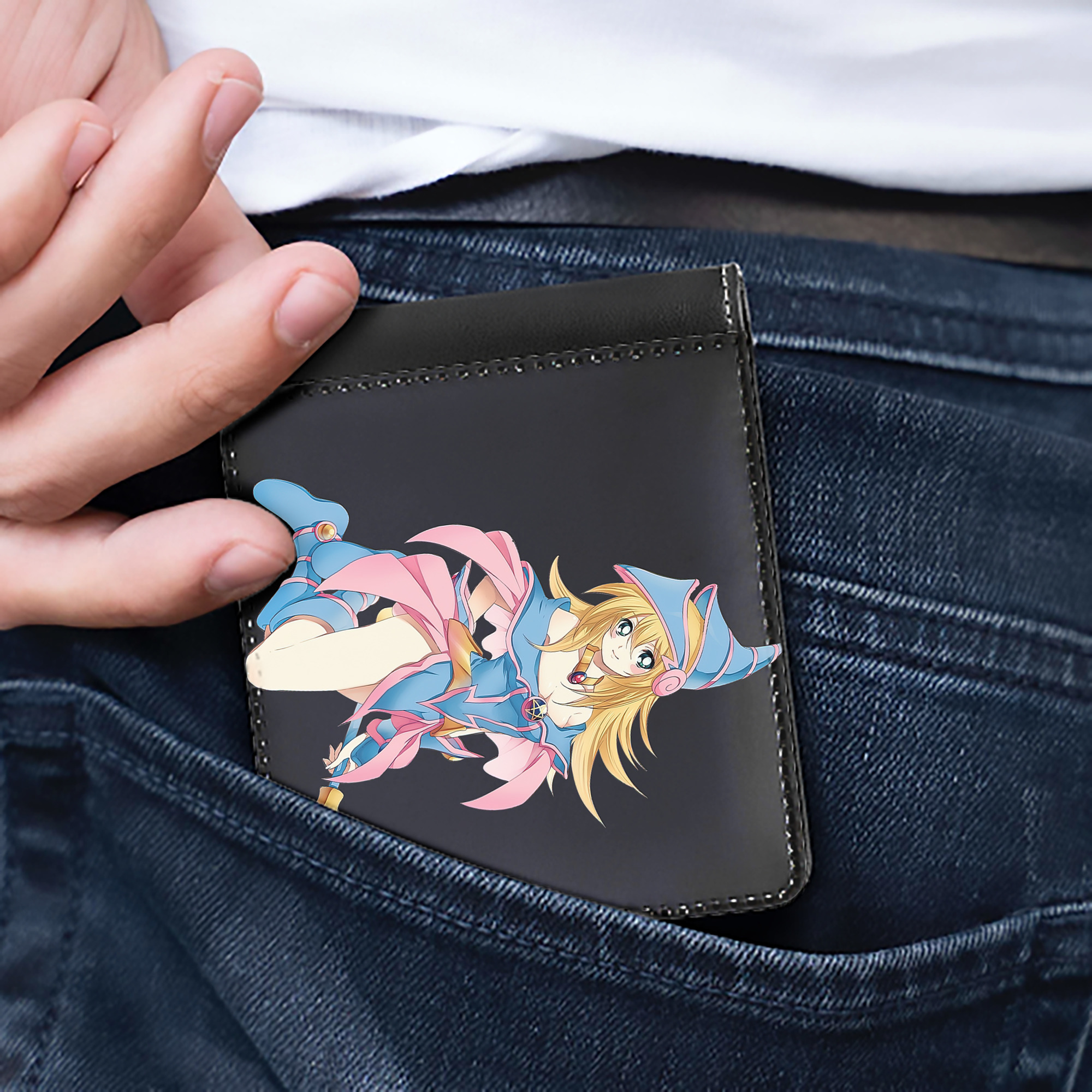 （画像用） 遊☆戯☆王 Yu-Gi-Oh! 二つ折り革財布