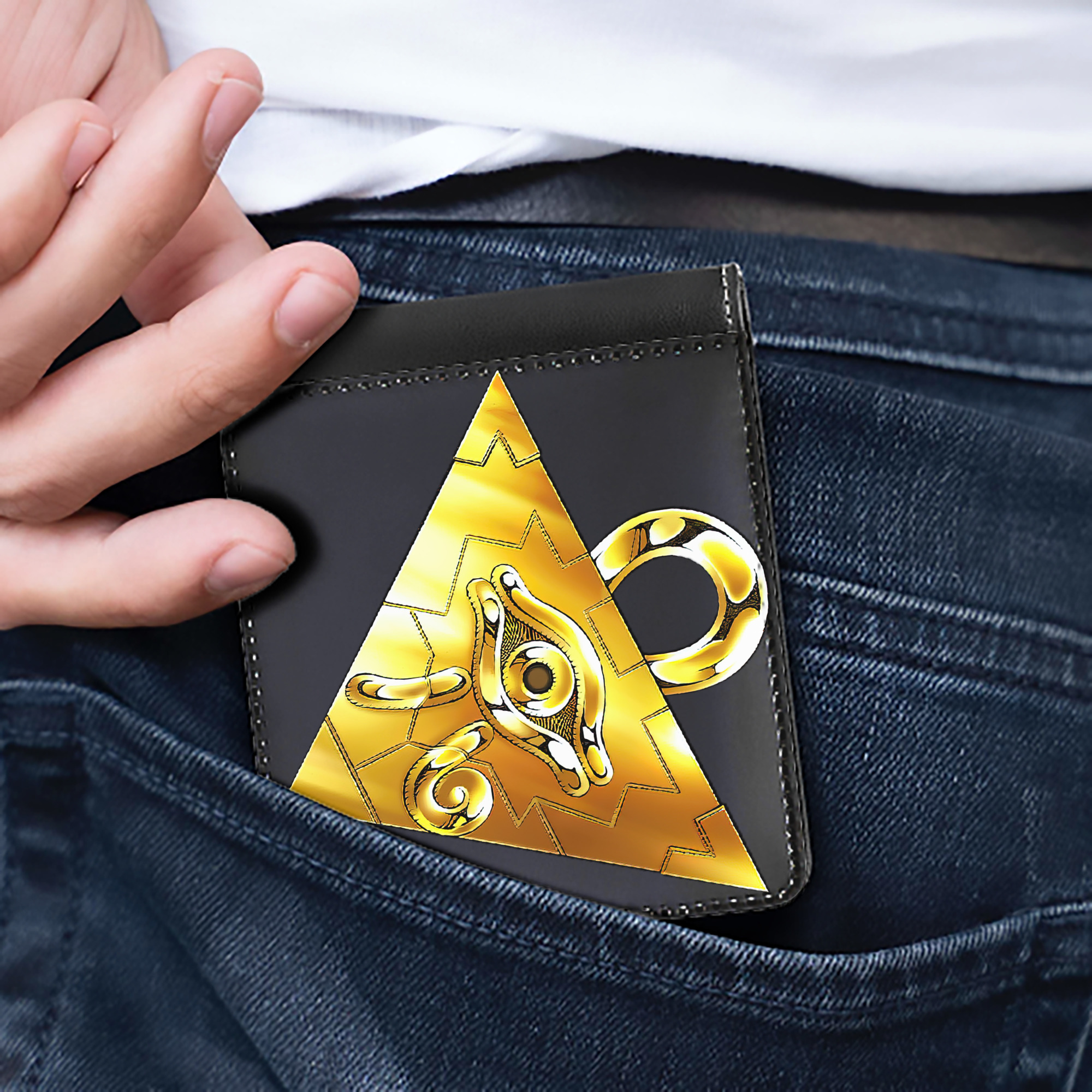 （画像用） 遊☆戯☆王 Yu-Gi-Oh! 二つ折り革財布