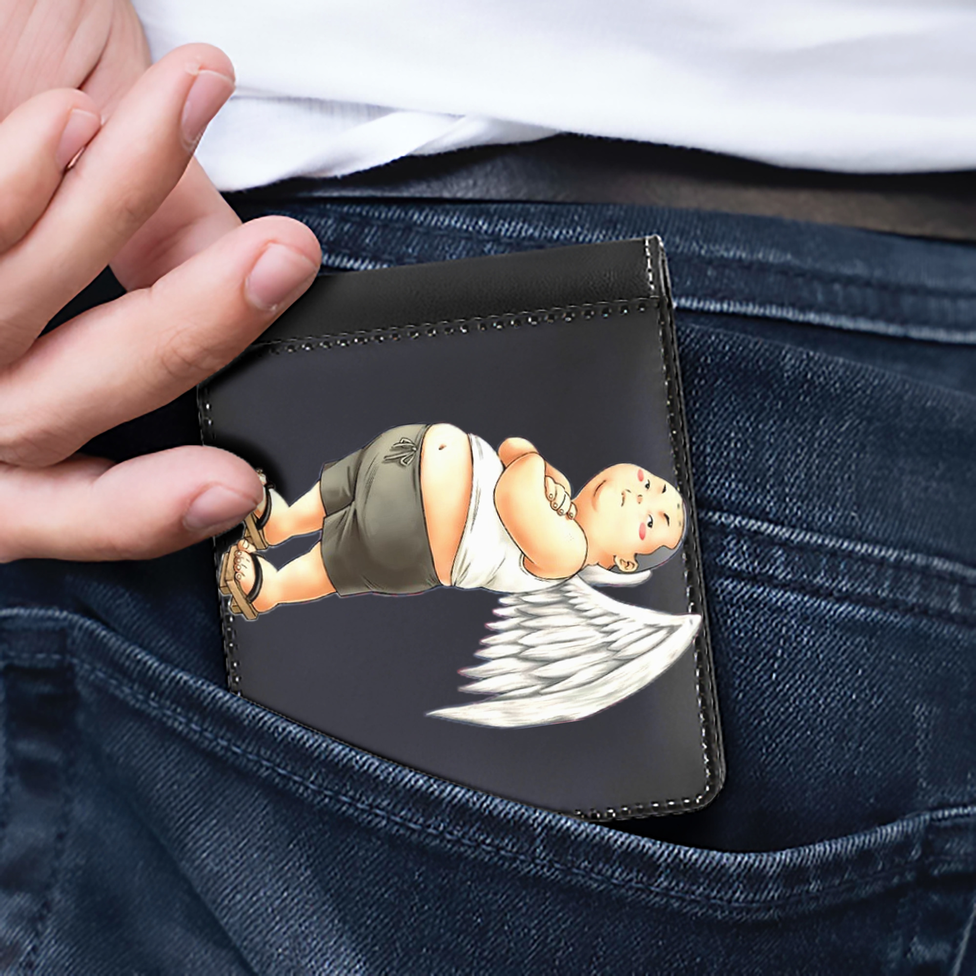 （画像用） 遊☆戯☆王 Yu-Gi-Oh! 二つ折り革財布