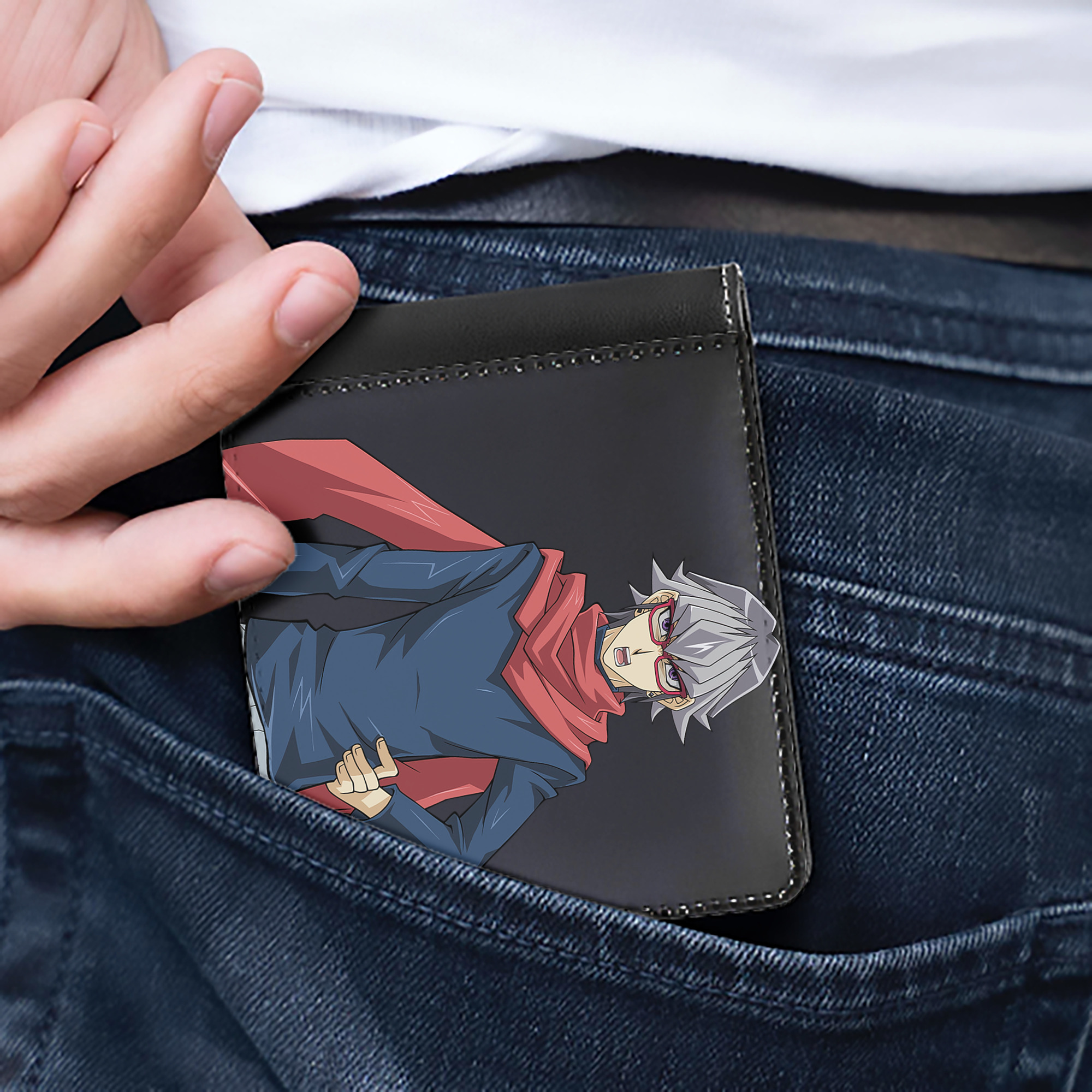 （画像用） 遊☆戯☆王 Yu-Gi-Oh! 二つ折り革財布