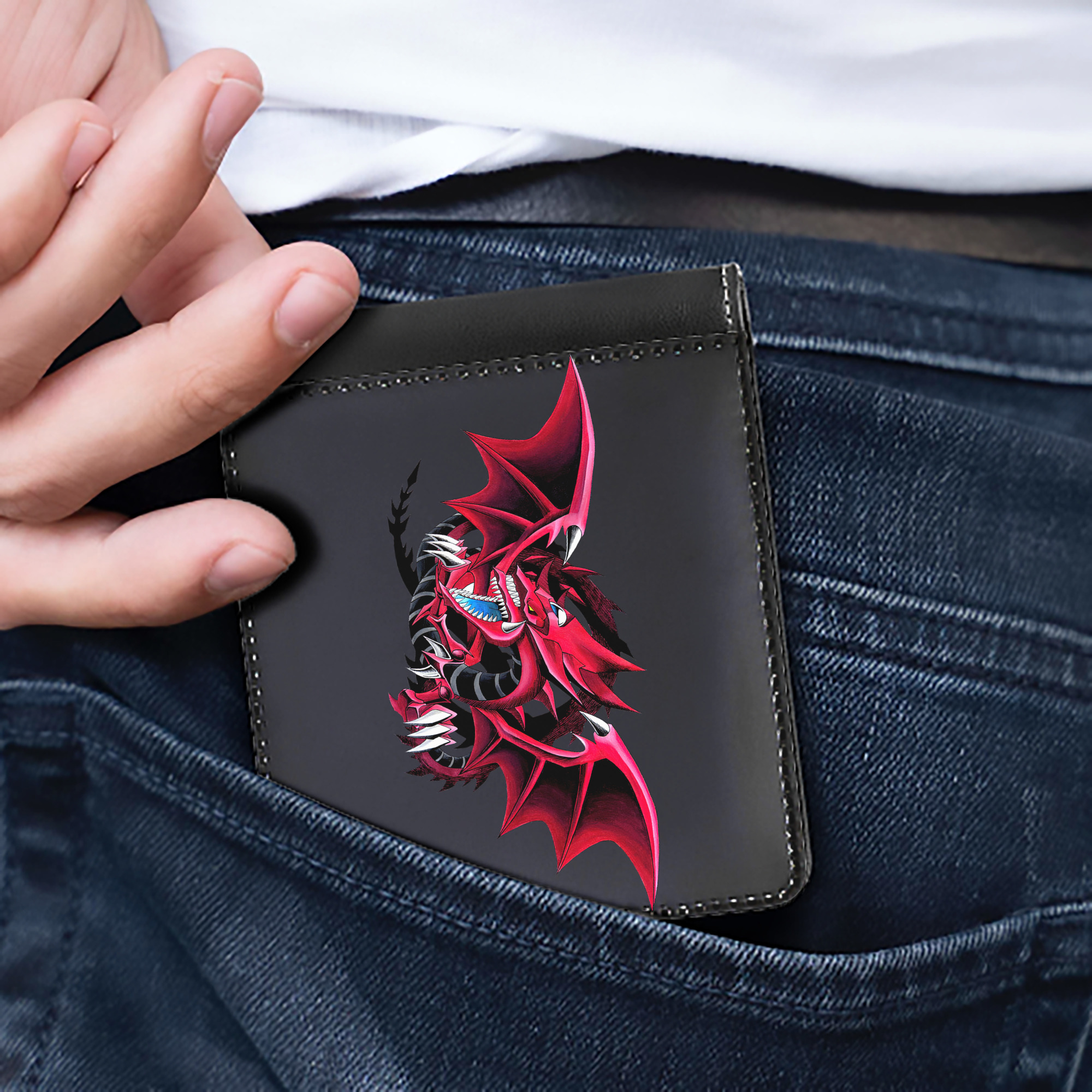 （画像用） 遊☆戯☆王 Yu-Gi-Oh! 二つ折り革財布