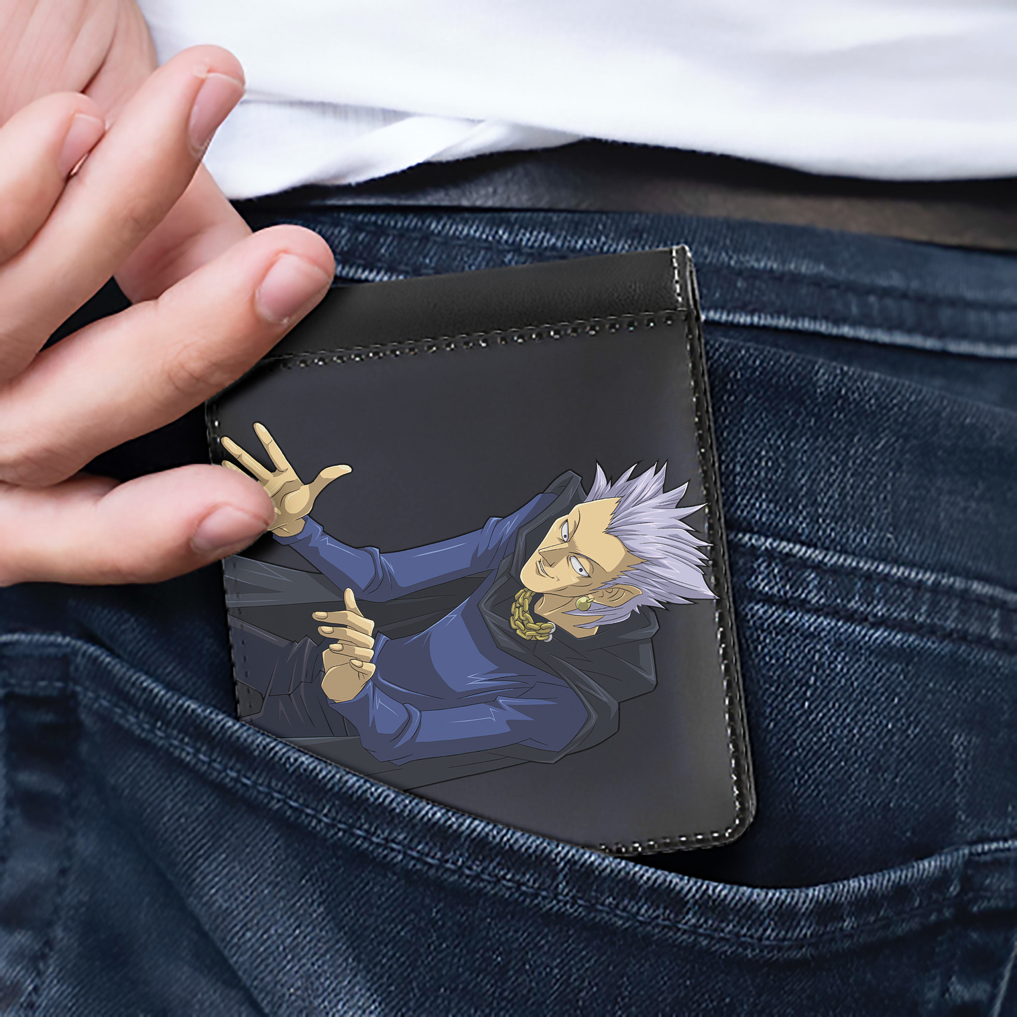 （画像用） 遊☆戯☆王 Yu-Gi-Oh! 二つ折り革財布