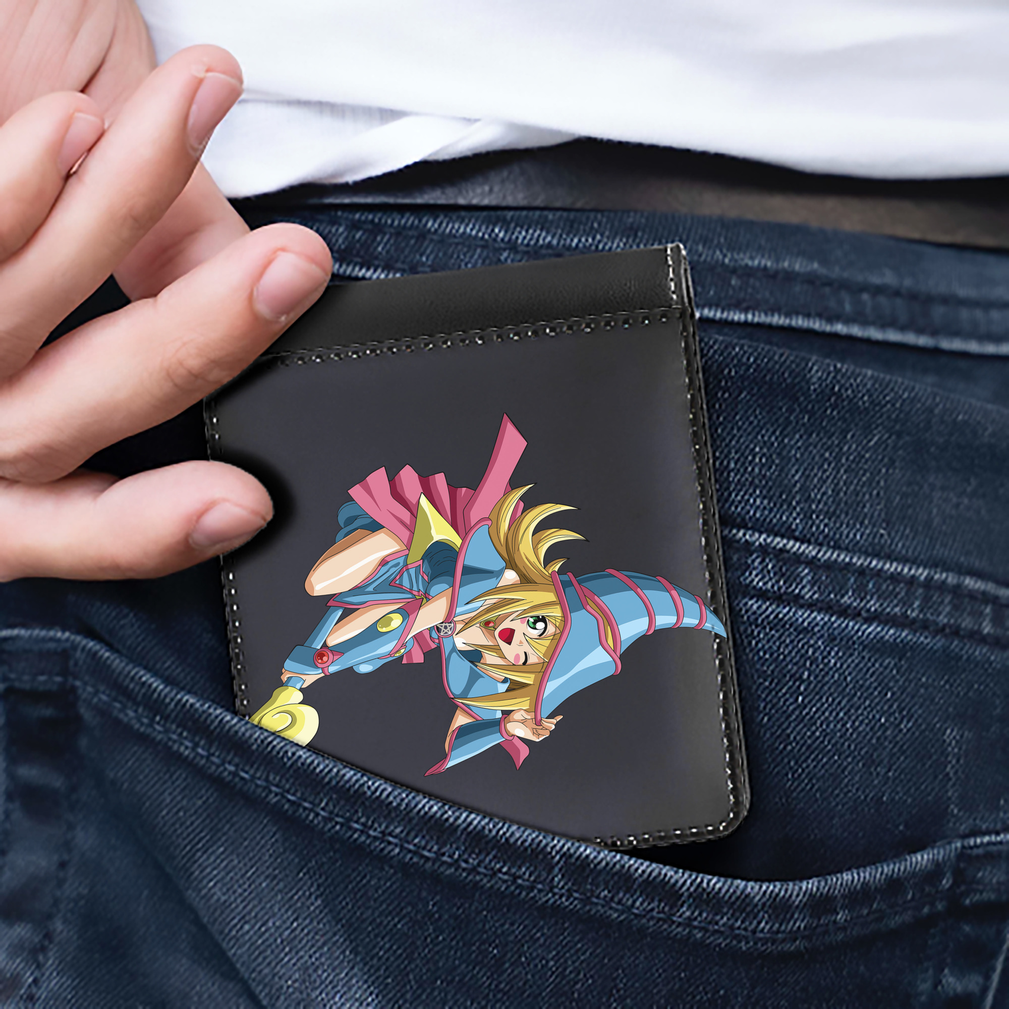 （画像用） 遊☆戯☆王 Yu-Gi-Oh! 二つ折り革財布