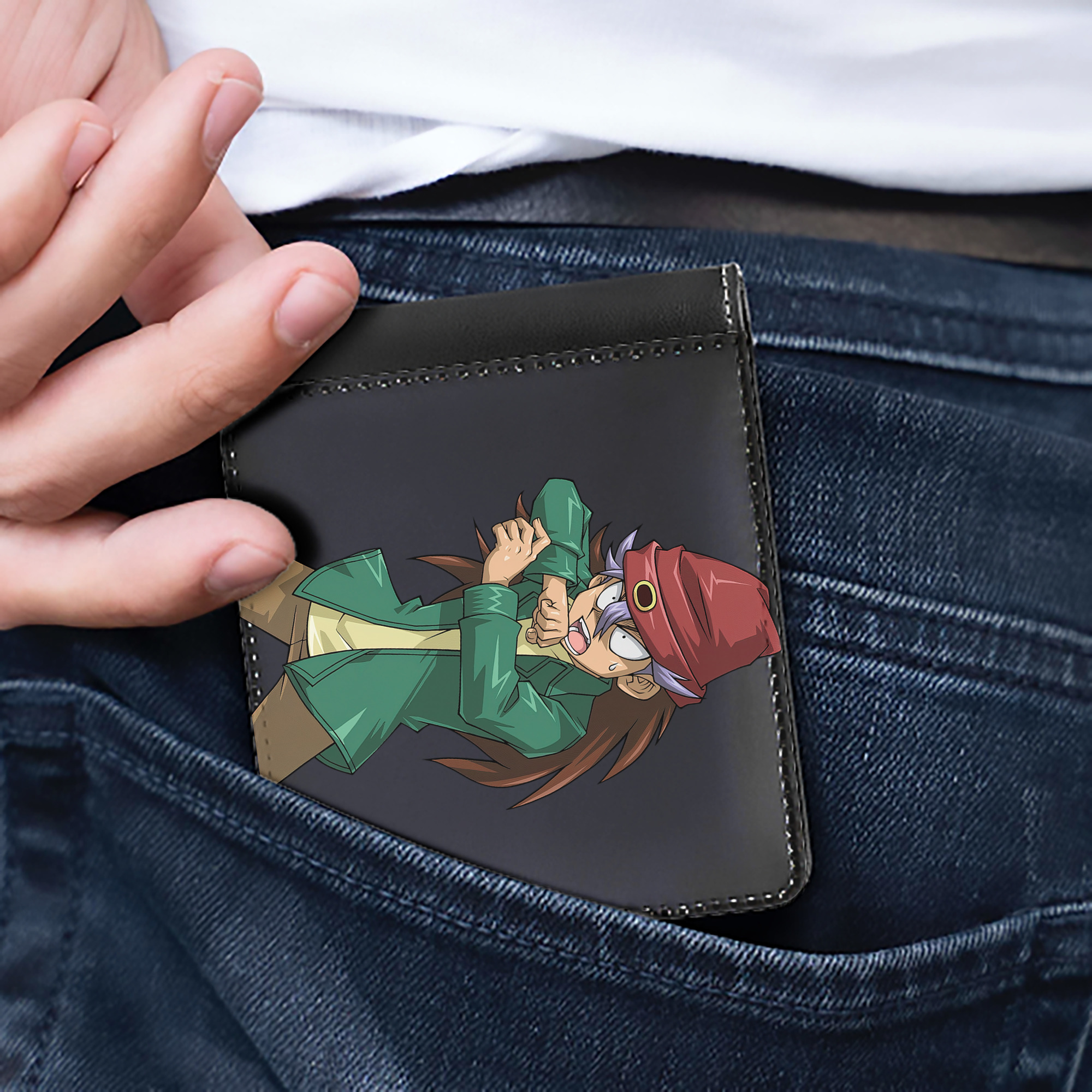 （画像用） 遊☆戯☆王 Yu-Gi-Oh! 二つ折り革財布