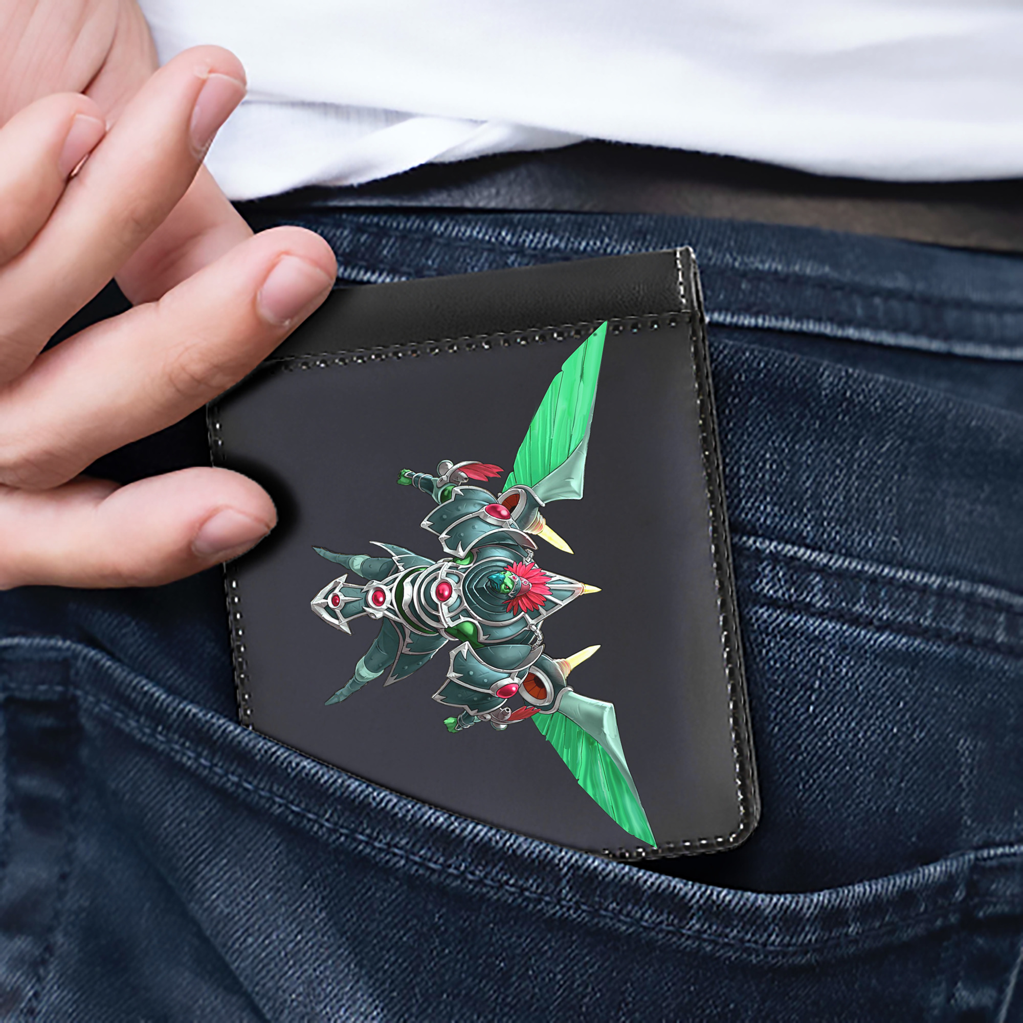 （画像用） 遊☆戯☆王 Yu-Gi-Oh! 二つ折り革財布
