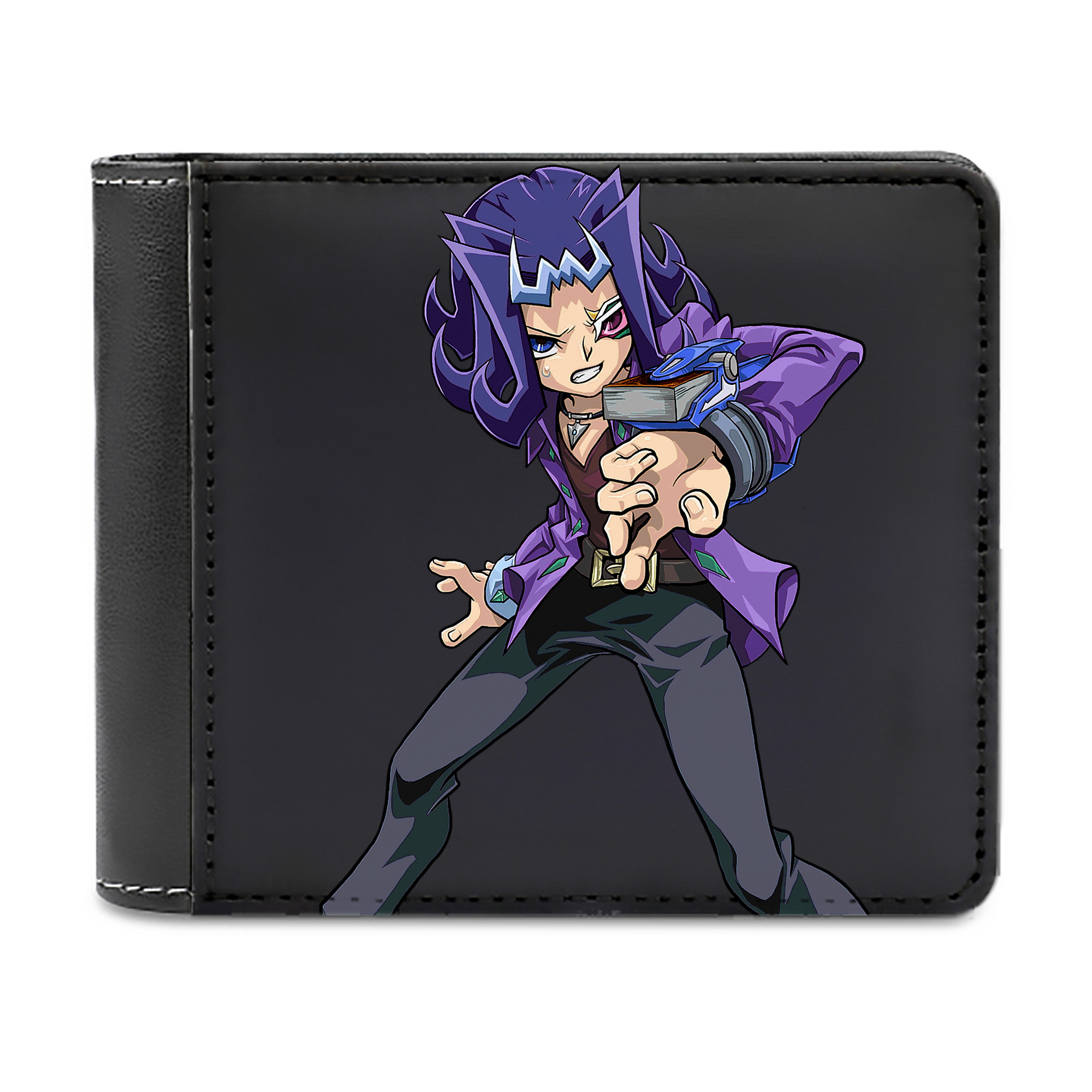 （画像用） 遊☆戯☆王 Yu-Gi-Oh! 二つ折り革財布