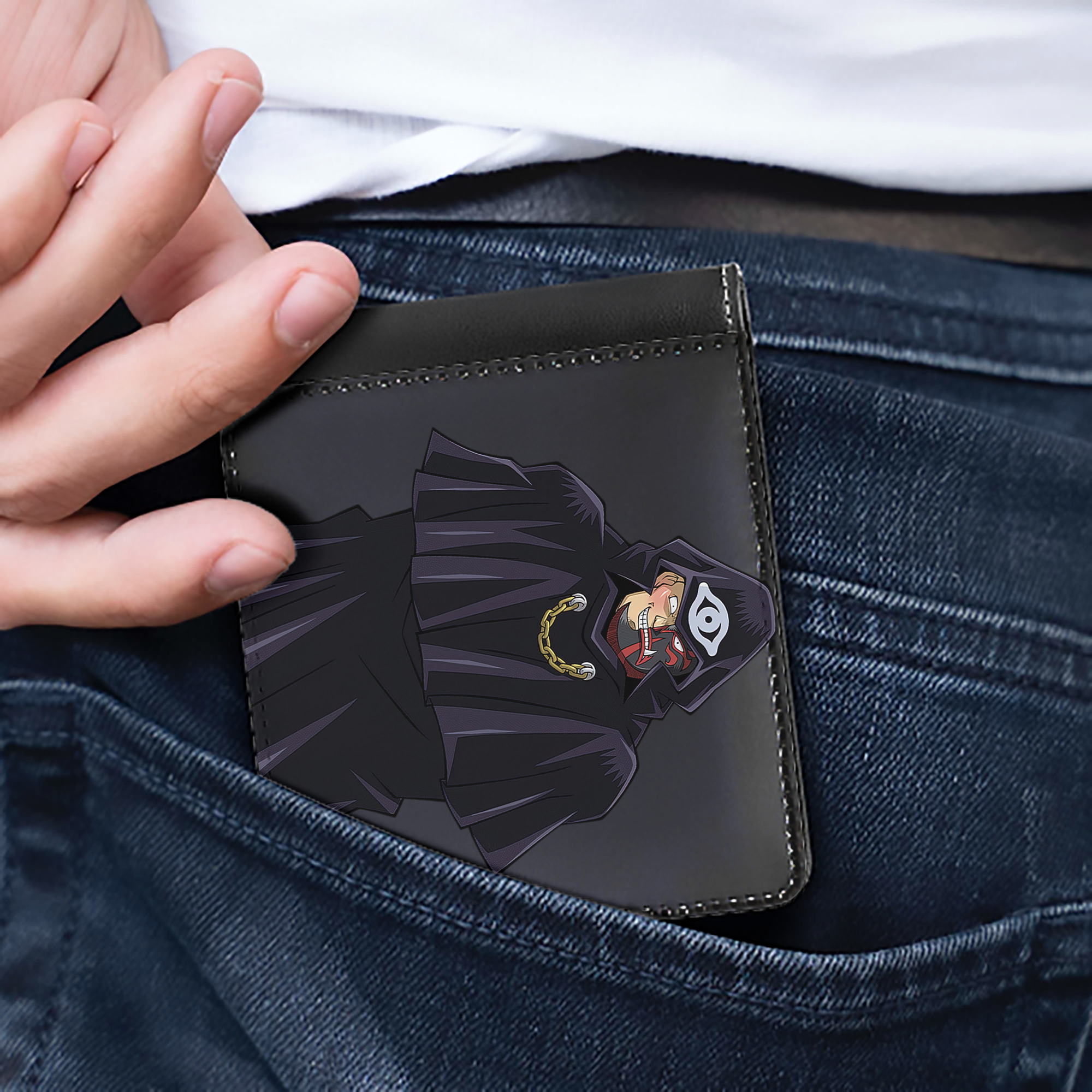 （画像用） 遊☆戯☆王 Yu-Gi-Oh! 二つ折り革財布