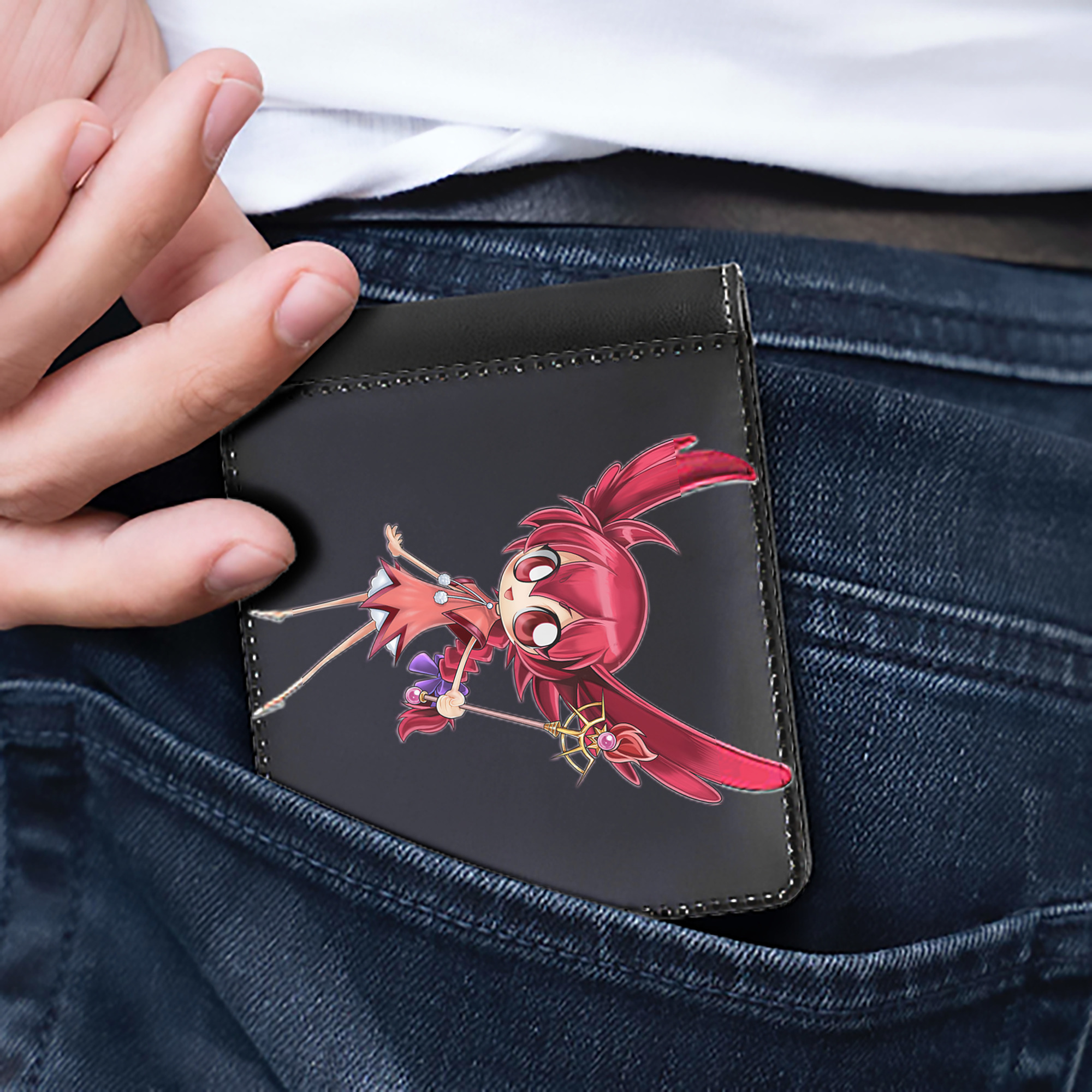（画像用） 遊☆戯☆王 Yu-Gi-Oh! 二つ折り革財布