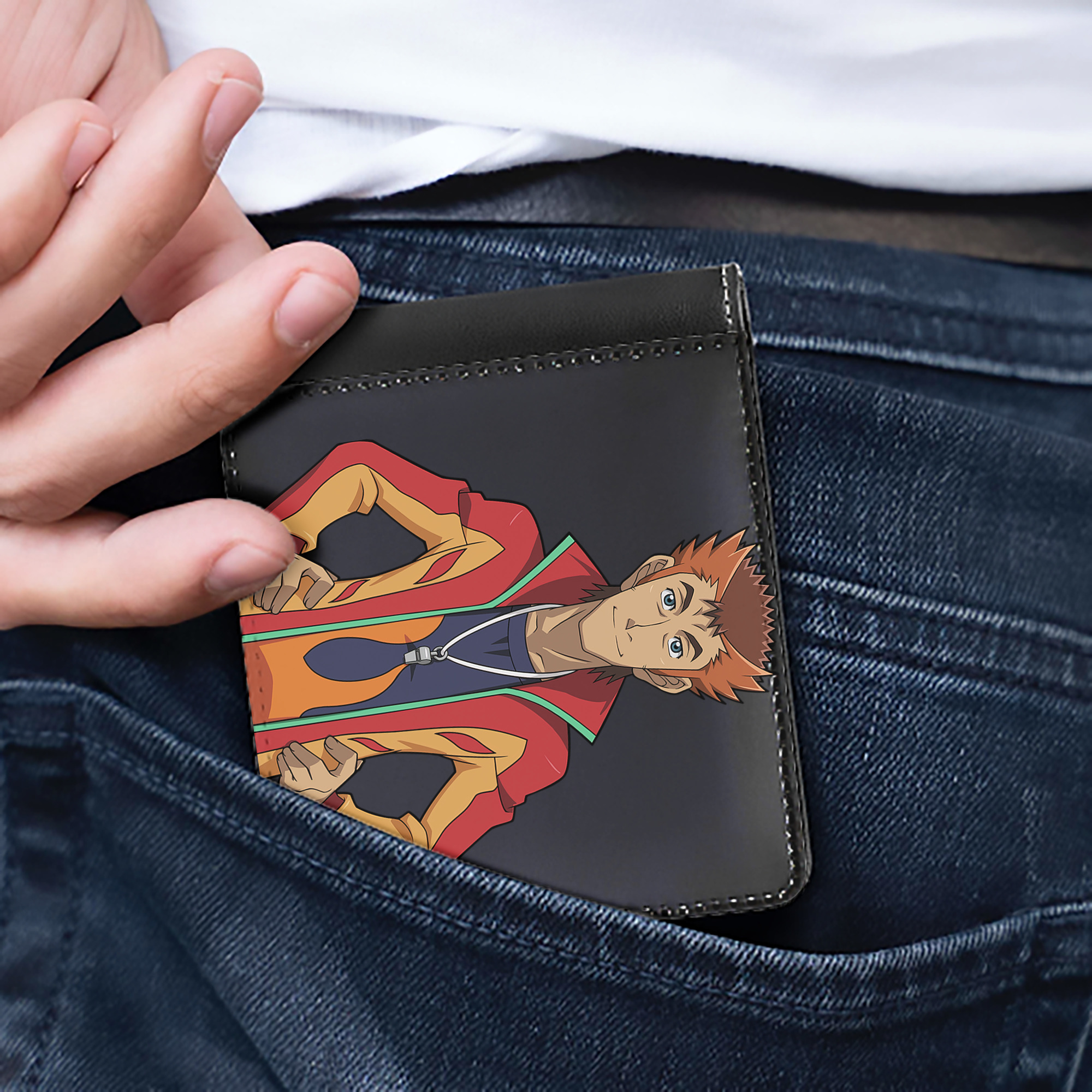 （画像用） 遊☆戯☆王 Yu-Gi-Oh! 二つ折り革財布