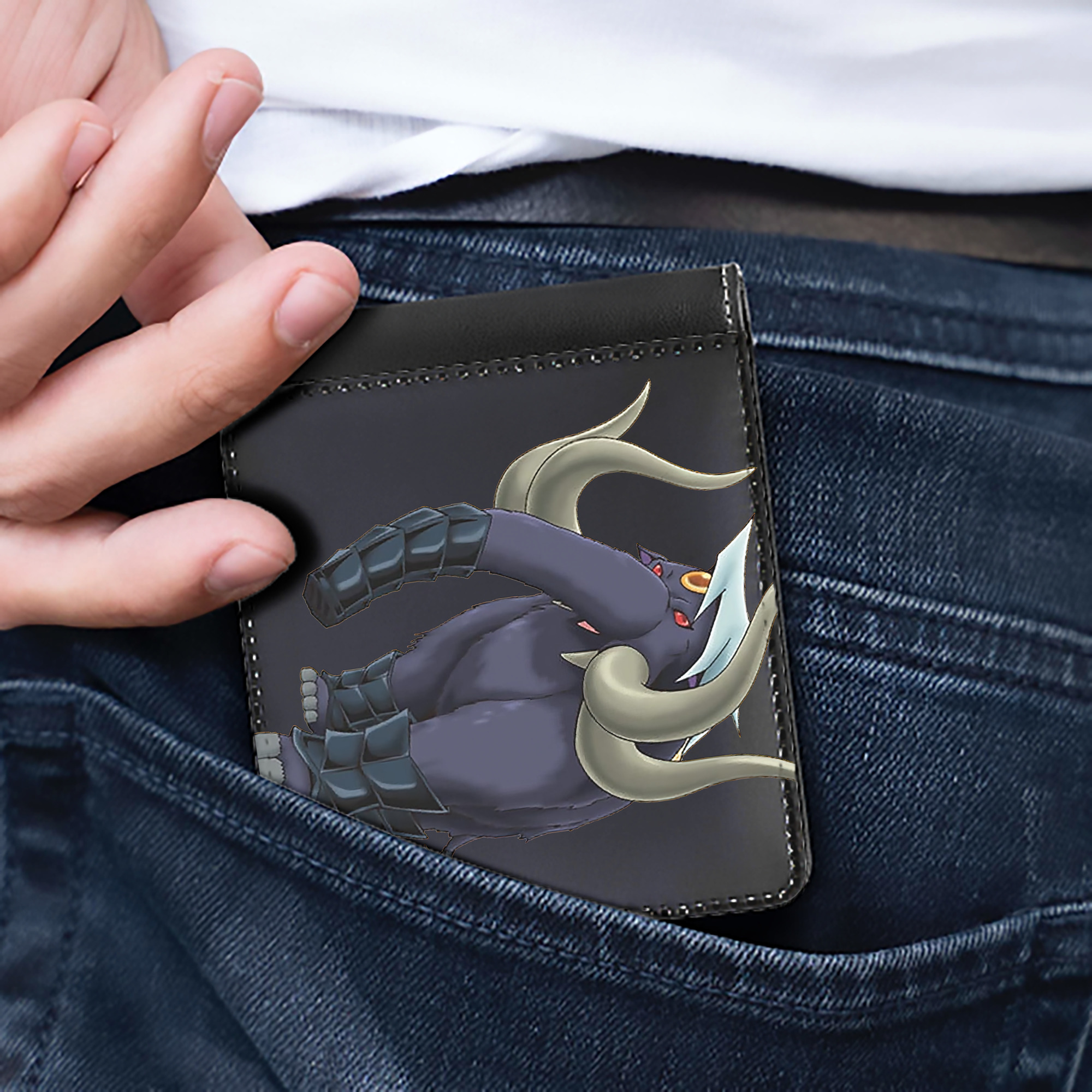 （画像用） 遊☆戯☆王 Yu-Gi-Oh! 二つ折り革財布