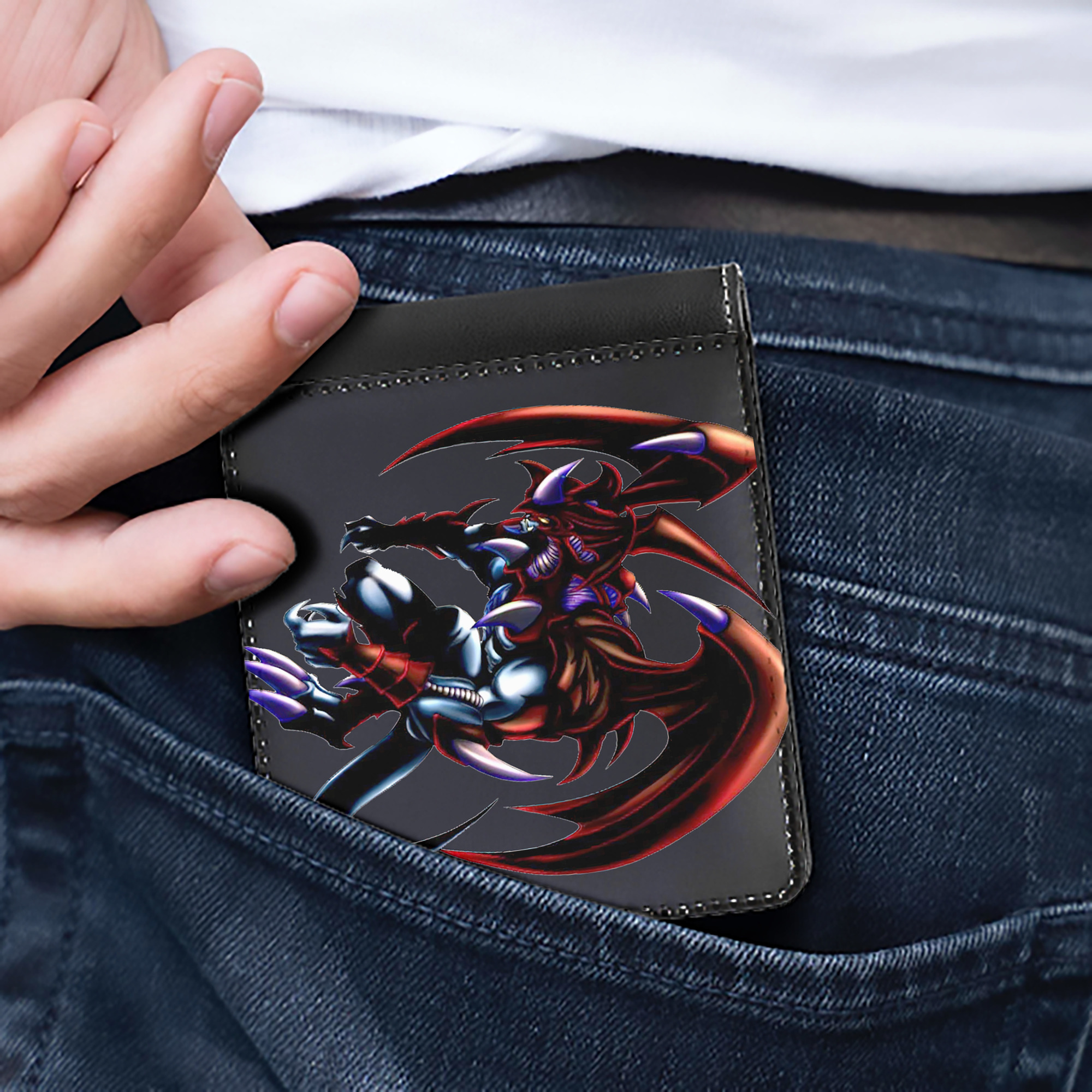 （画像用） 遊☆戯☆王 Yu-Gi-Oh! 二つ折り革財布