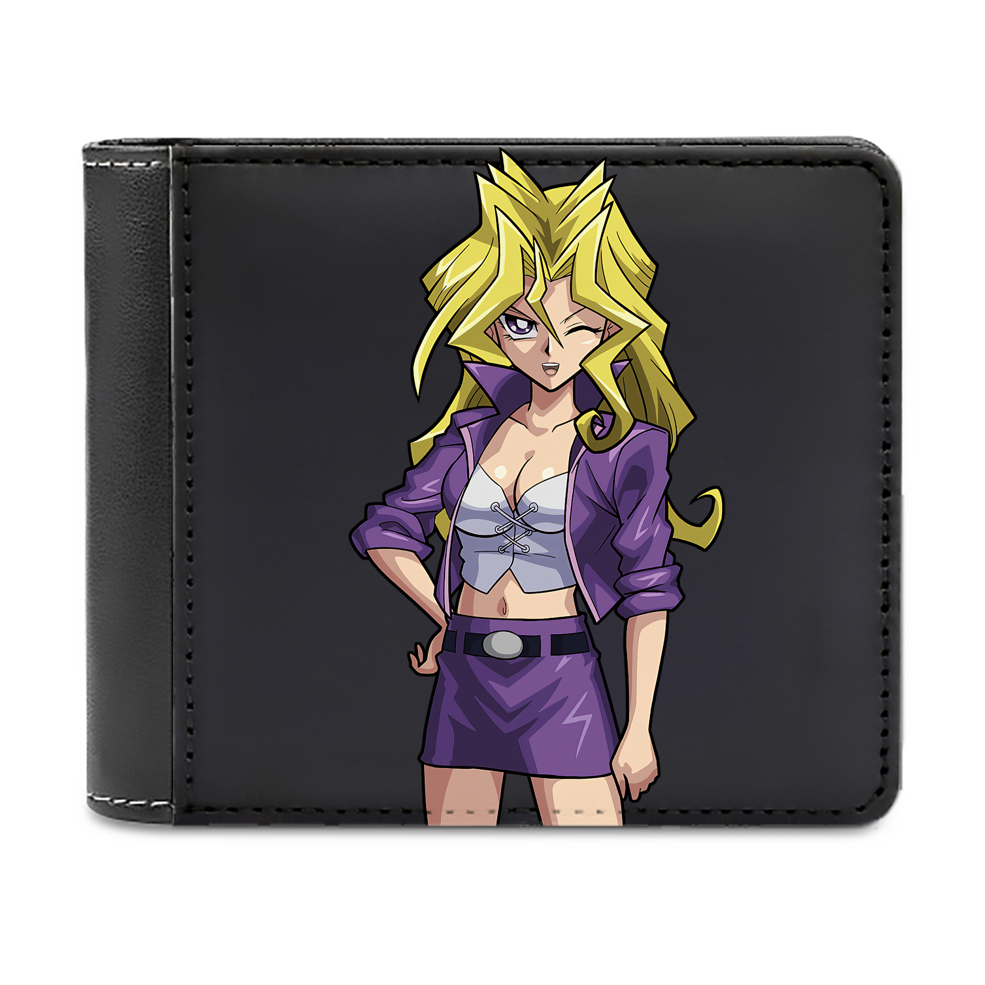 （画像用） 遊☆戯☆王 Yu-Gi-Oh! 二つ折り革財布