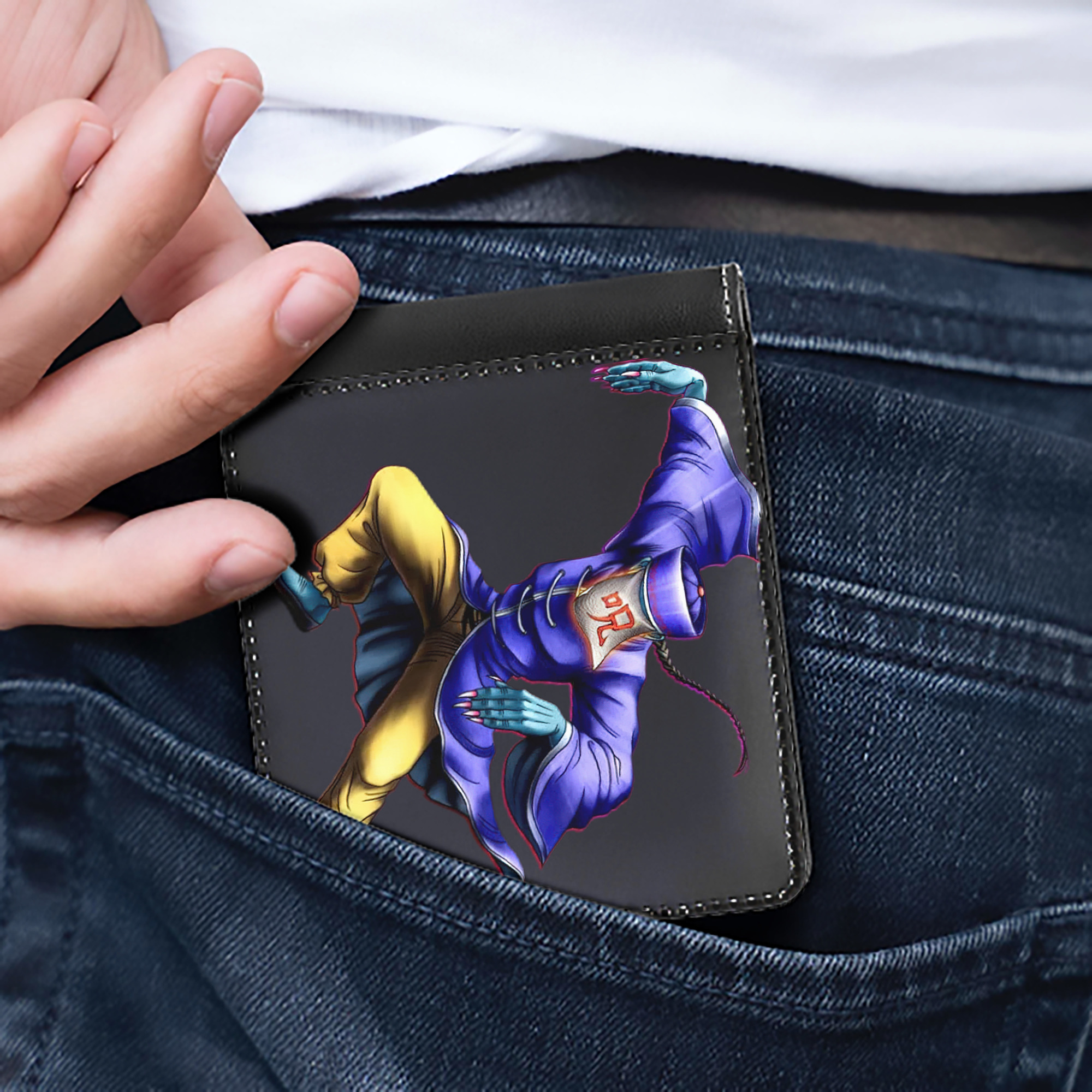 （画像用） 遊☆戯☆王 Yu-Gi-Oh! 二つ折り革財布