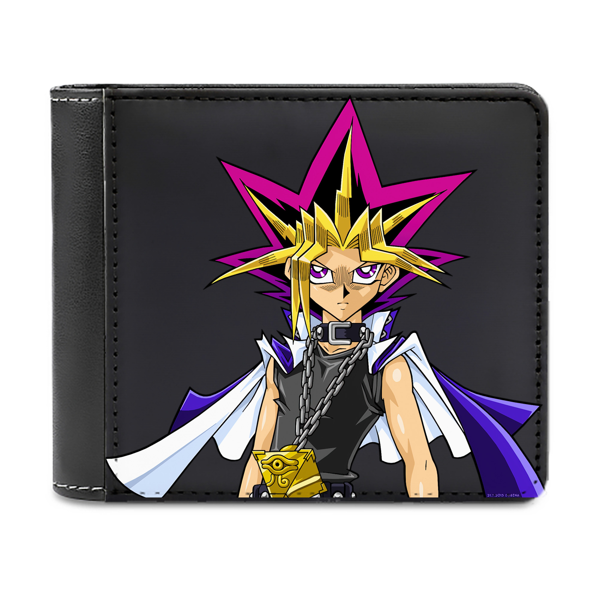 （画像用） 遊☆戯☆王 Yu-Gi-Oh! 二つ折り革財布