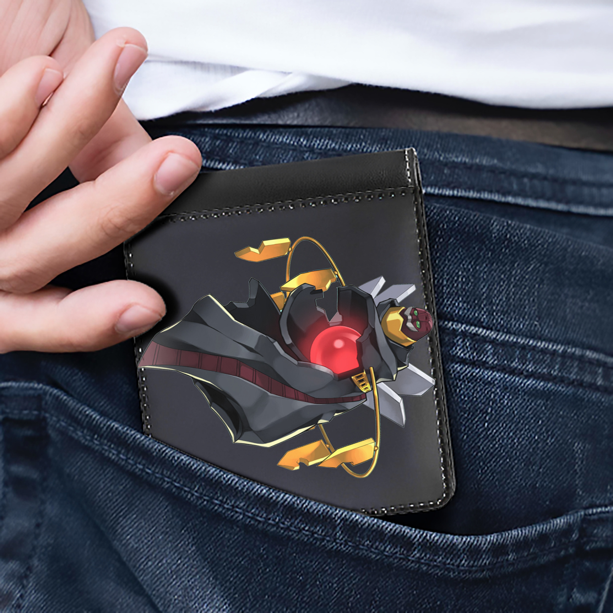 （画像用） 遊☆戯☆王 Yu-Gi-Oh! 二つ折り革財布
