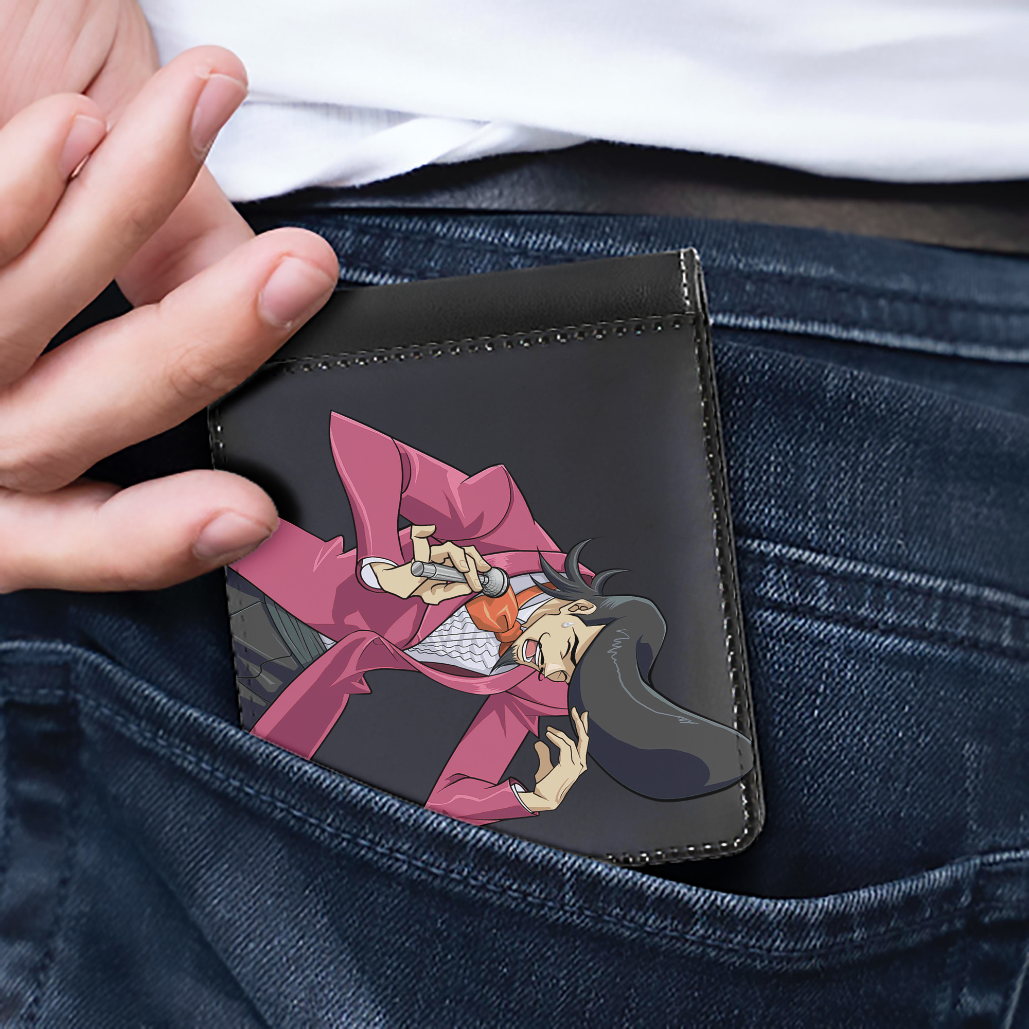（画像用） 遊☆戯☆王 Yu-Gi-Oh! 二つ折り革財布
