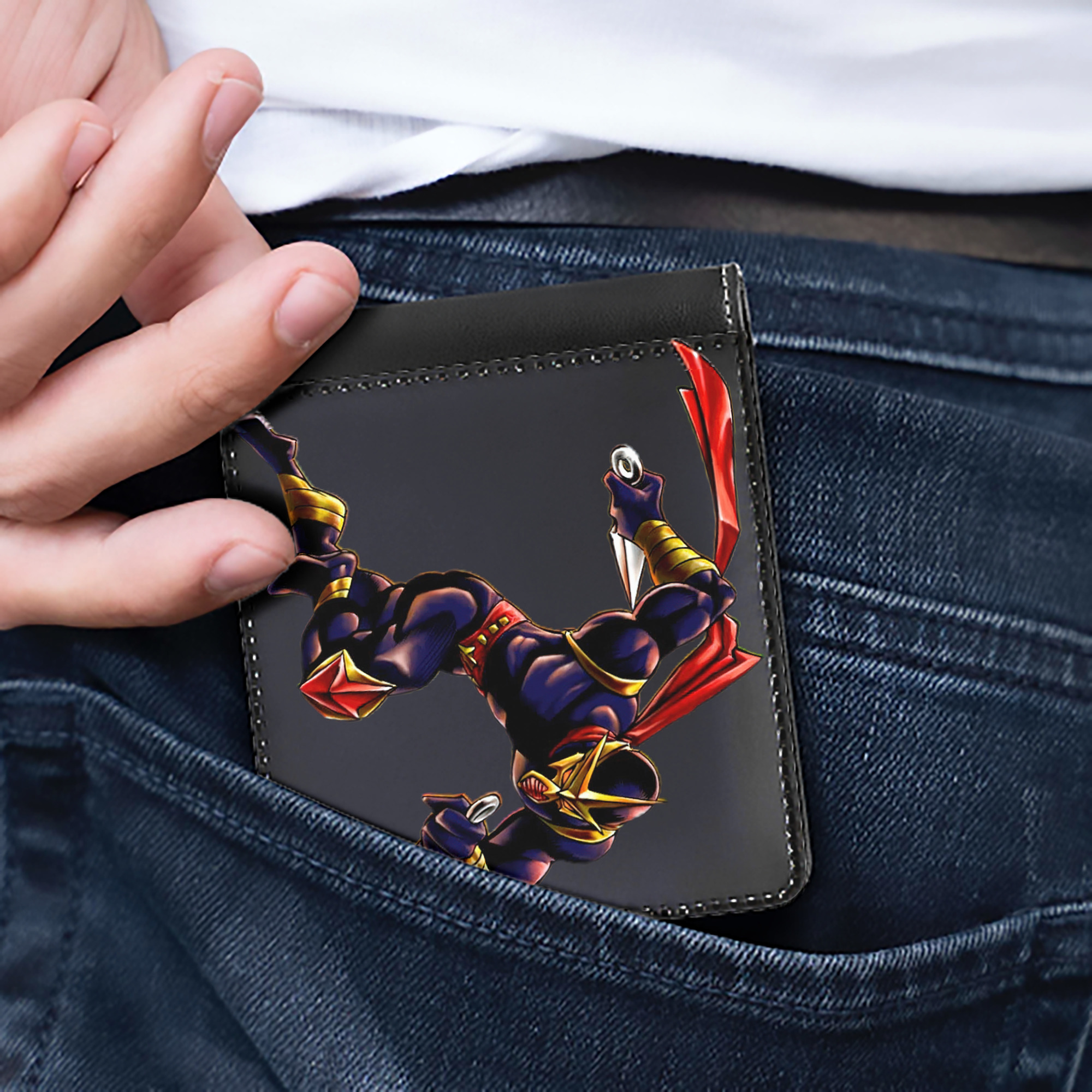 （画像用） 遊☆戯☆王 Yu-Gi-Oh! 二つ折り革財布