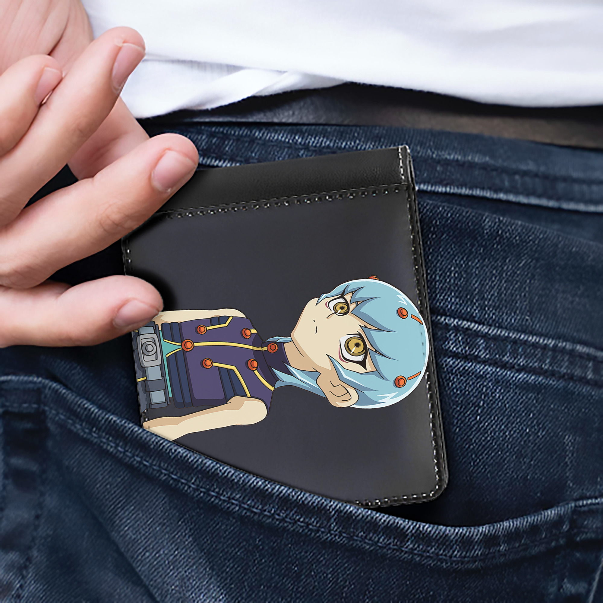 （画像用） 遊☆戯☆王 Yu-Gi-Oh! 二つ折り革財布