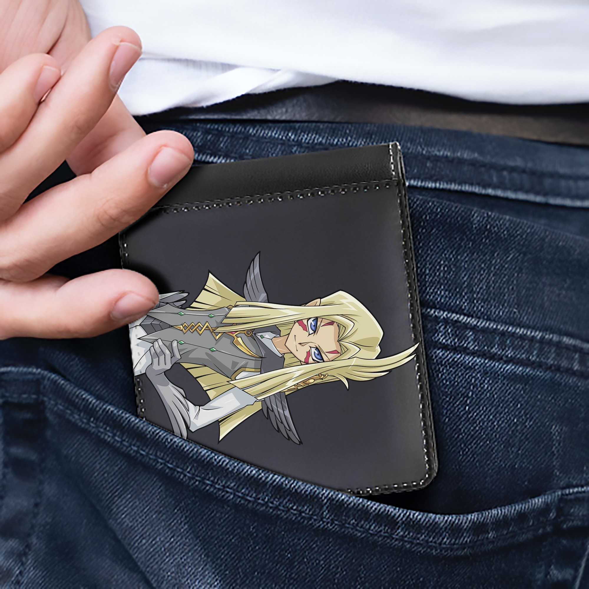 （画像用） 遊☆戯☆王 Yu-Gi-Oh! 二つ折り革財布