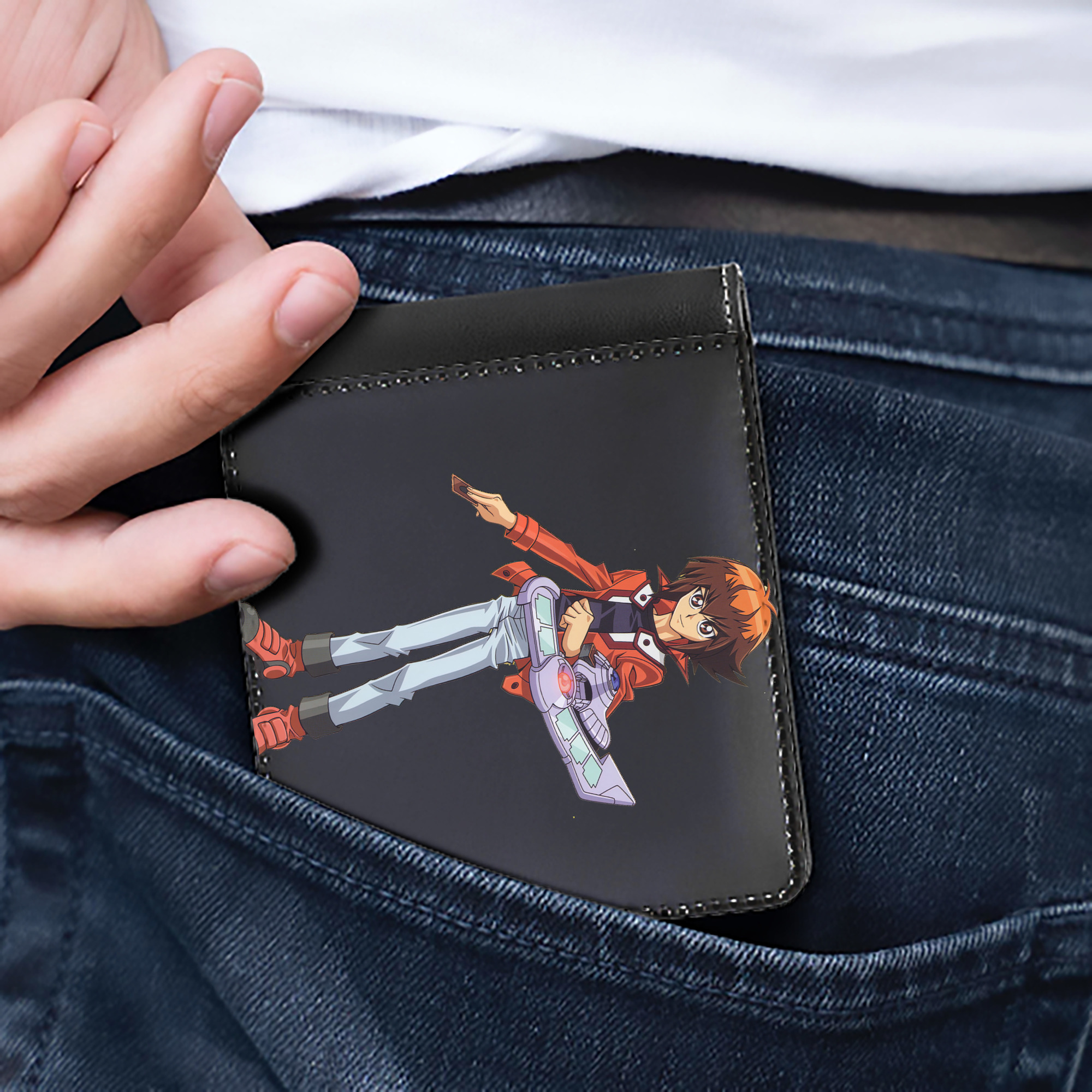 （画像用） 遊☆戯☆王 Yu-Gi-Oh! 二つ折り革財布