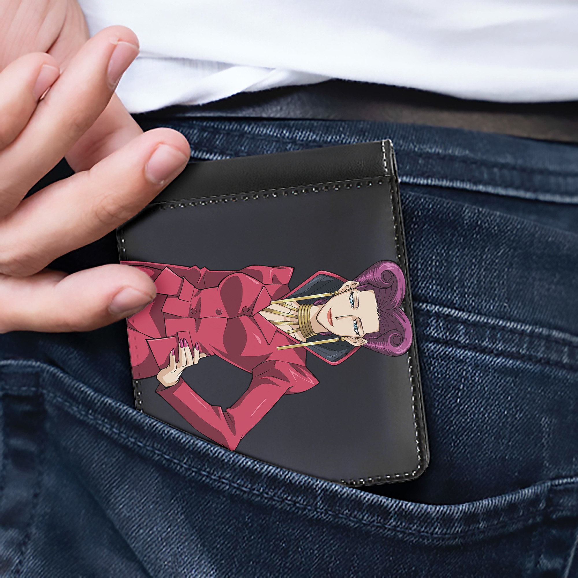 （画像用） 遊☆戯☆王 Yu-Gi-Oh! 二つ折り革財布