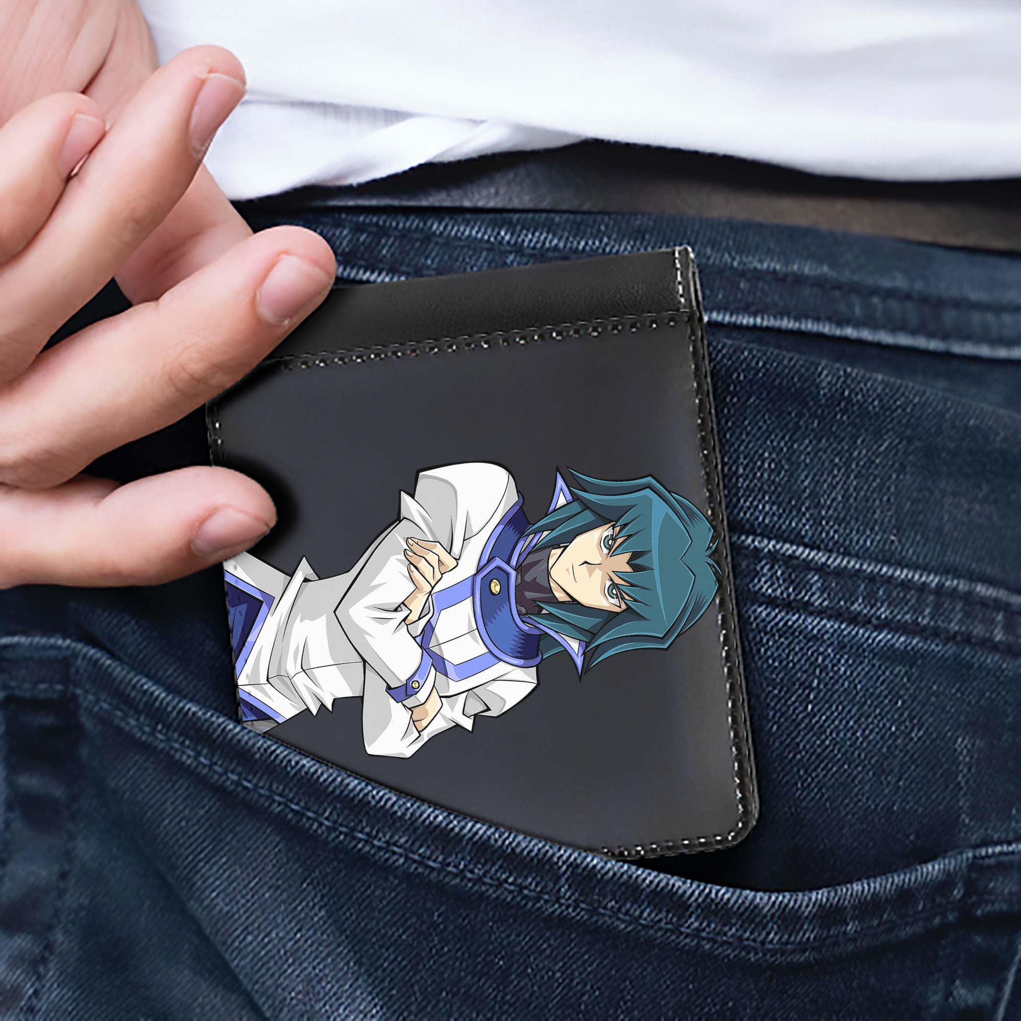 （画像用） 遊☆戯☆王 Yu-Gi-Oh! 二つ折り革財布