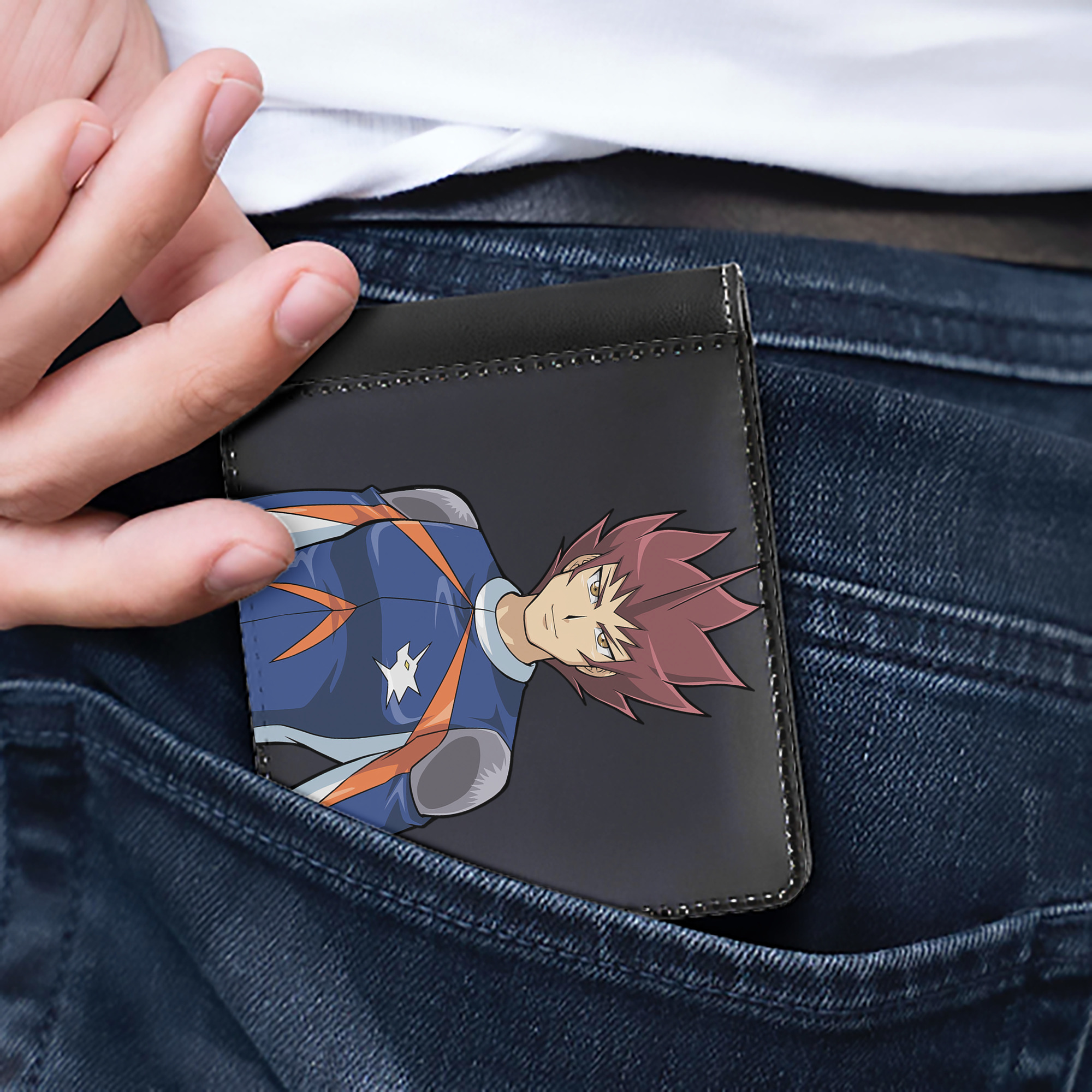 （画像用） 遊☆戯☆王 Yu-Gi-Oh! 二つ折り革財布