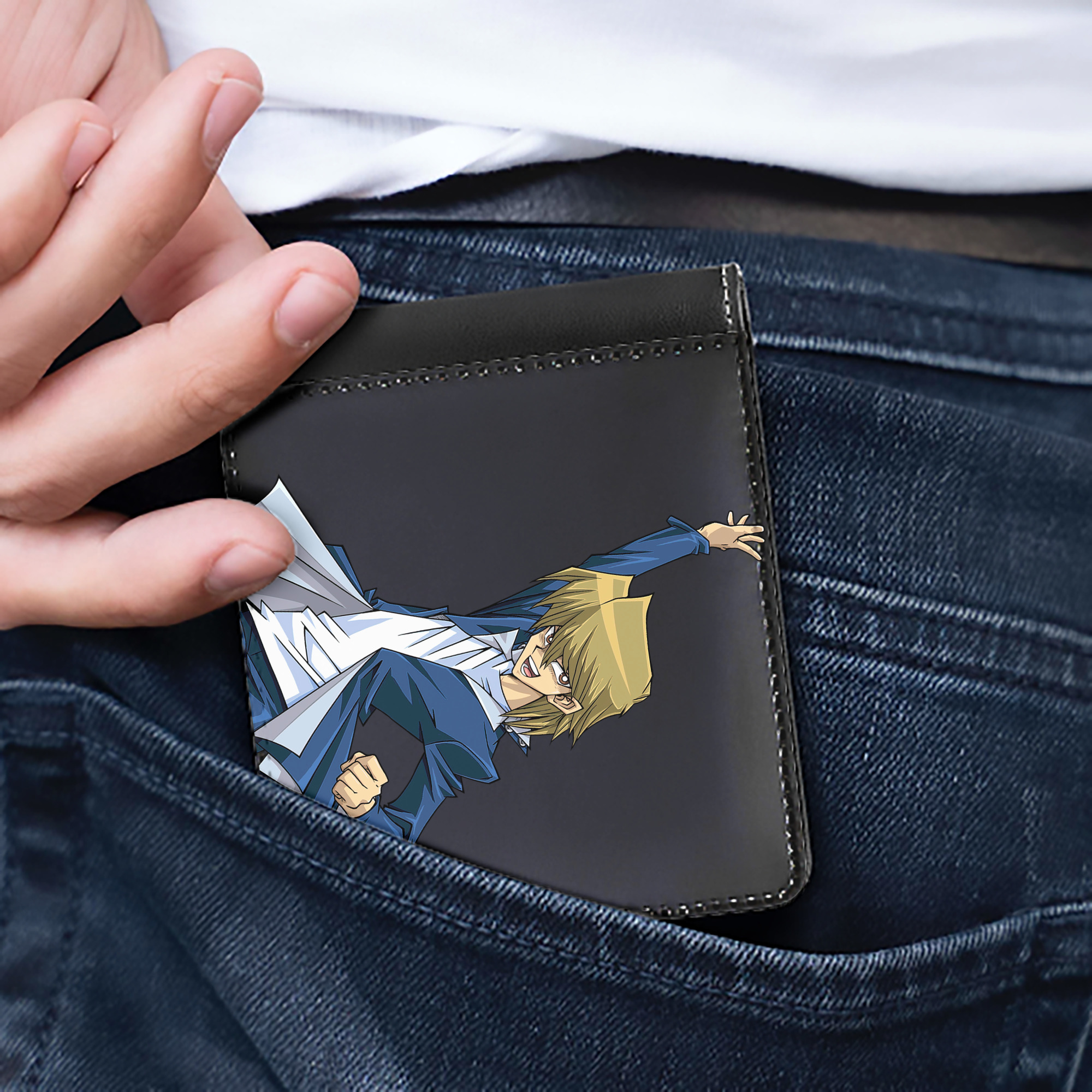 （画像用） 遊☆戯☆王 Yu-Gi-Oh! 二つ折り革財布