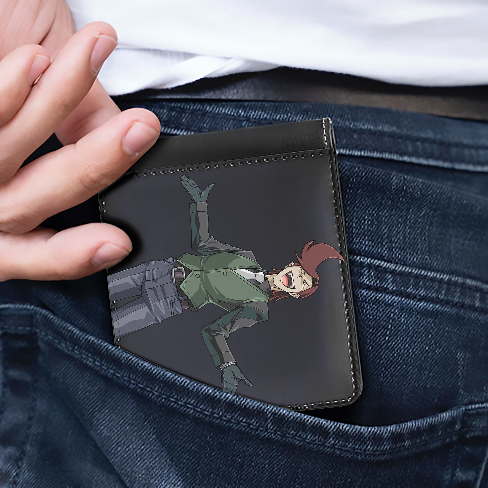 （画像用） 遊☆戯☆王 Yu-Gi-Oh! 二つ折り革財布